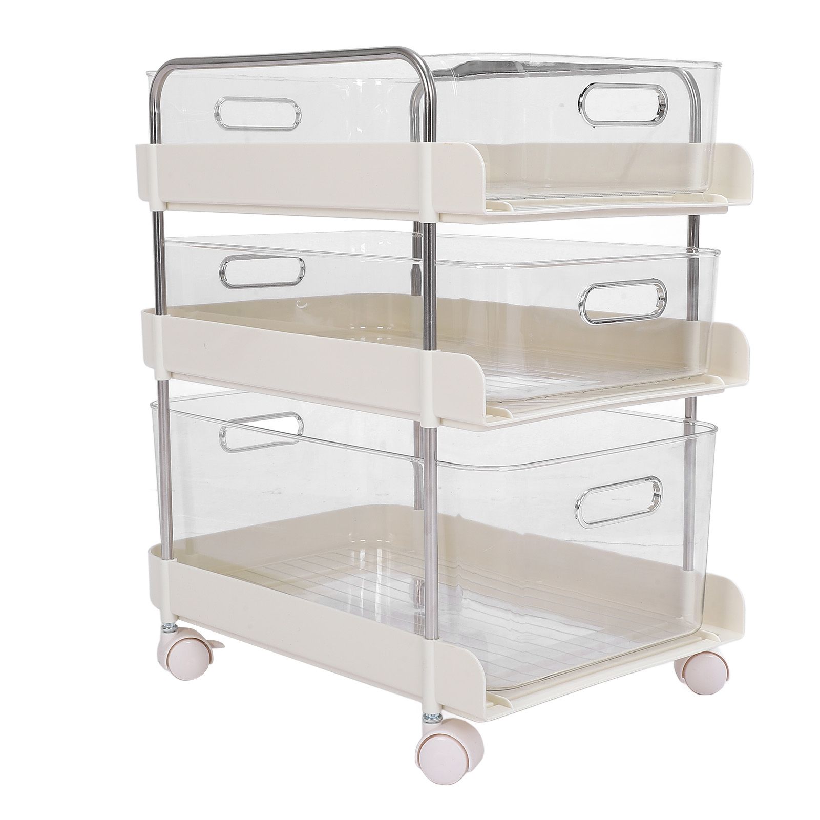 Storage Shelving Unit Organizer Multifunctional Cosmetics Snacks Display view 9