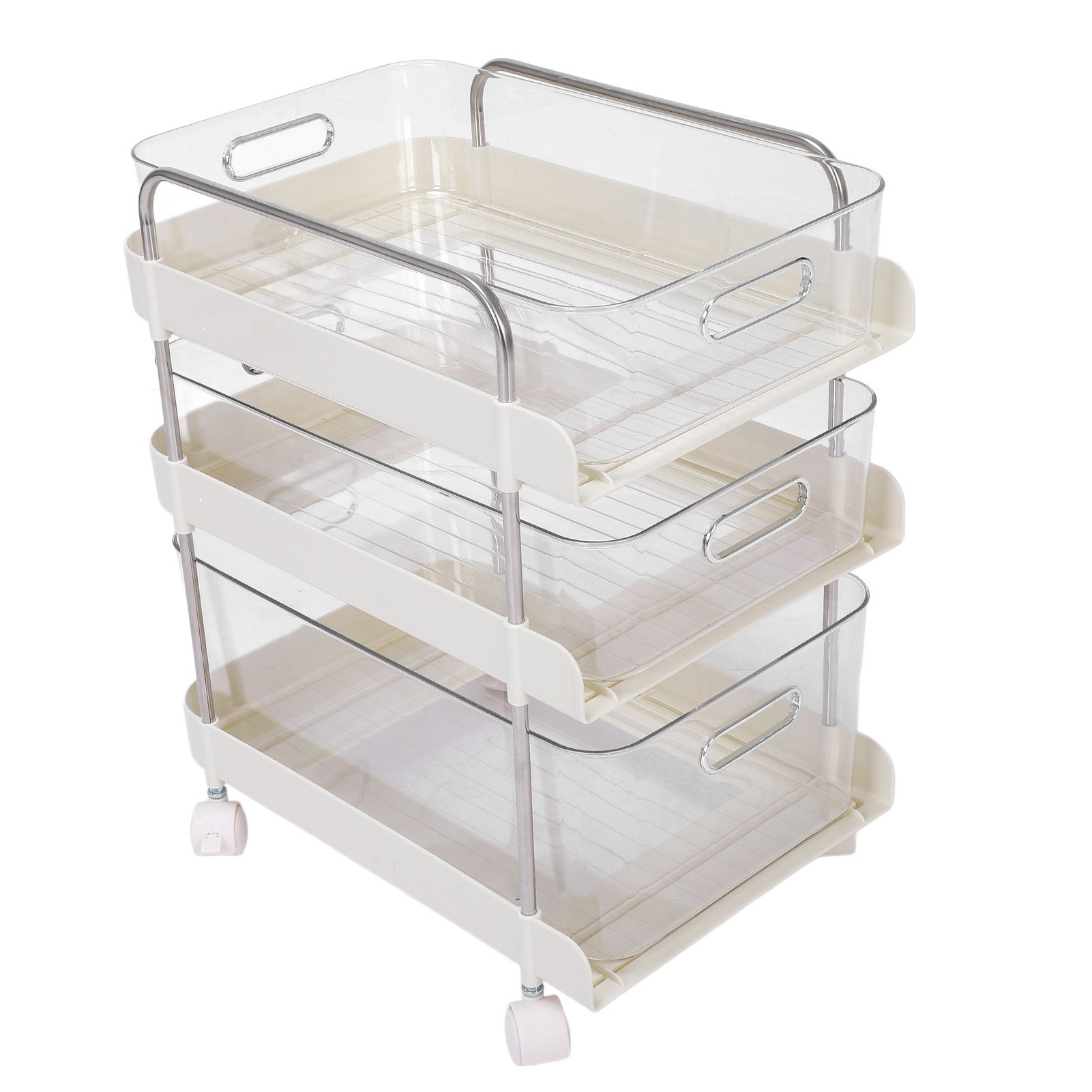 Storage Shelving Unit Organizer Multifunctional Cosmetics Snacks Display view 10