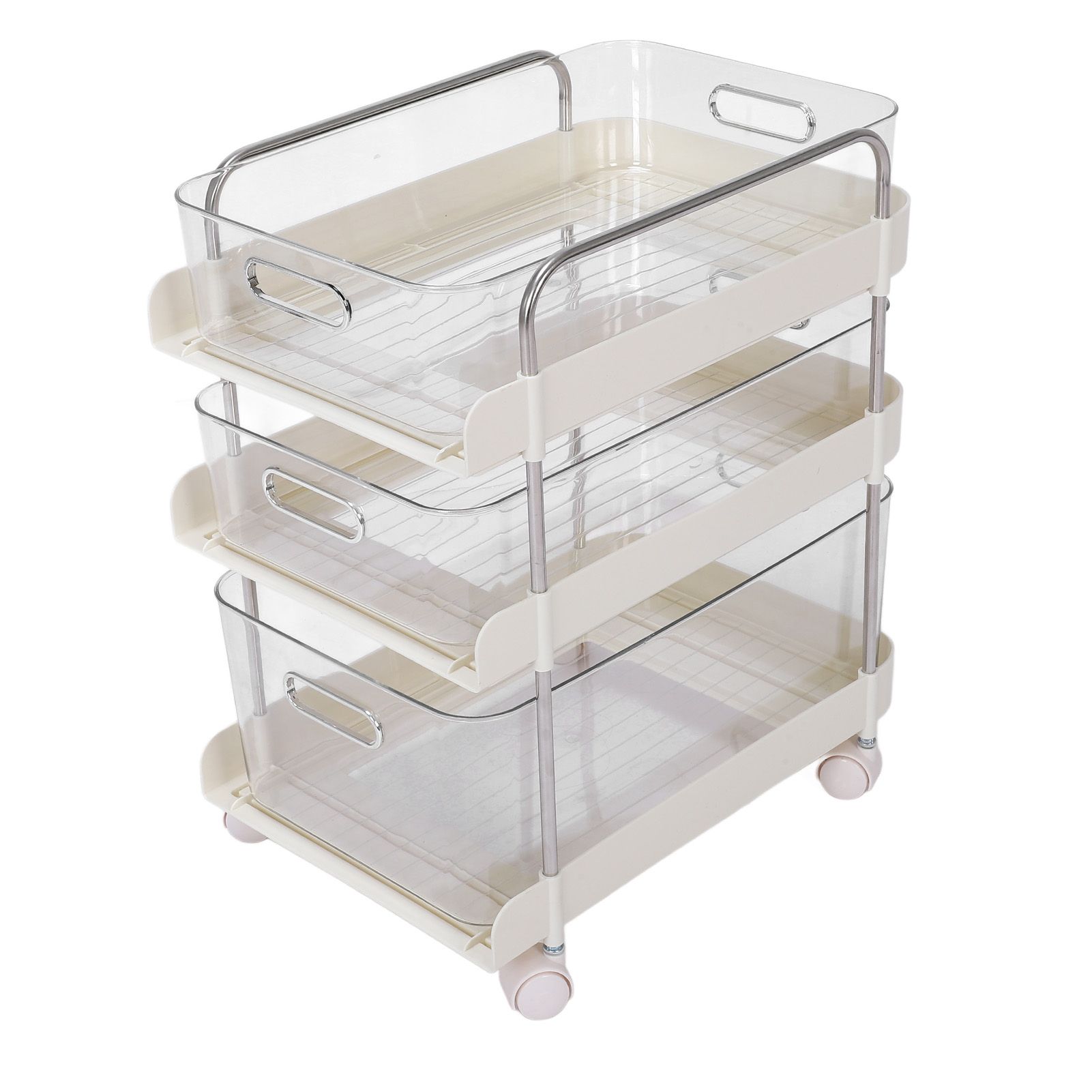 Storage Shelving Unit Organizer Multifunctional Cosmetics Snacks Display view 11