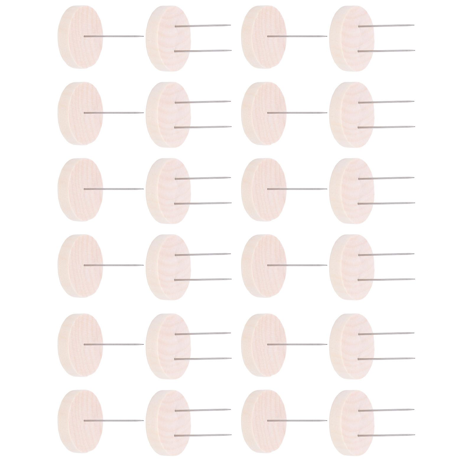 24 Pcs Crochet Doll Stand 12 Single Needle 12 Double Needle Wooden Knitted view 4