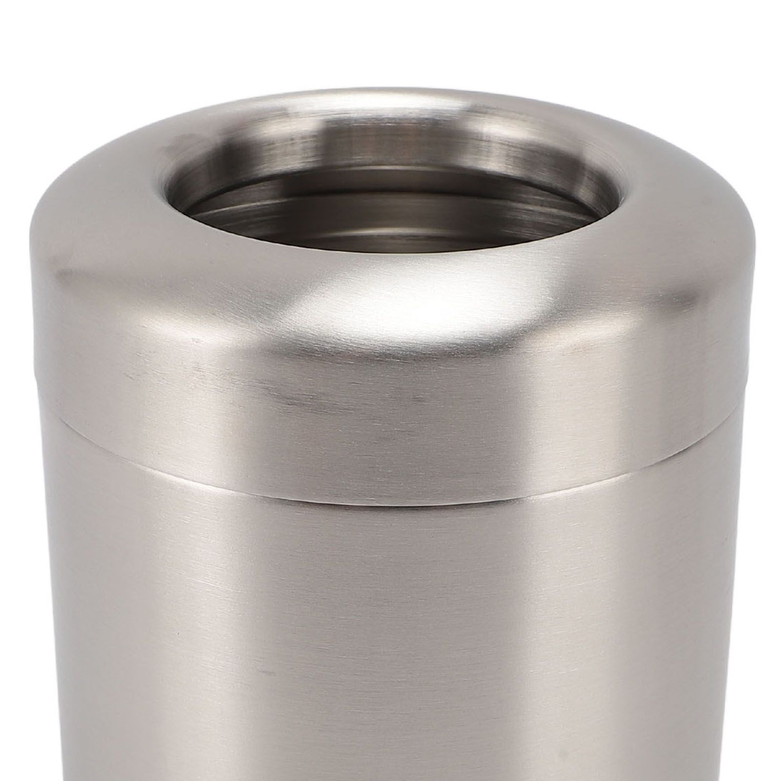 304 Stainless Steel Desktop Trash Can Small Countertop Garbage Can Tiny Waste view 2