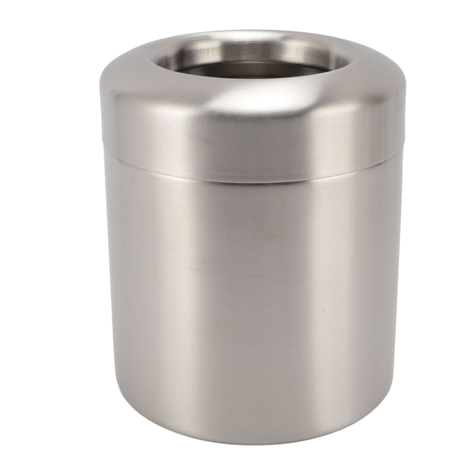 304 Stainless Steel Desktop Trash Can Small Countertop Garbage Can Tiny Waste view 3