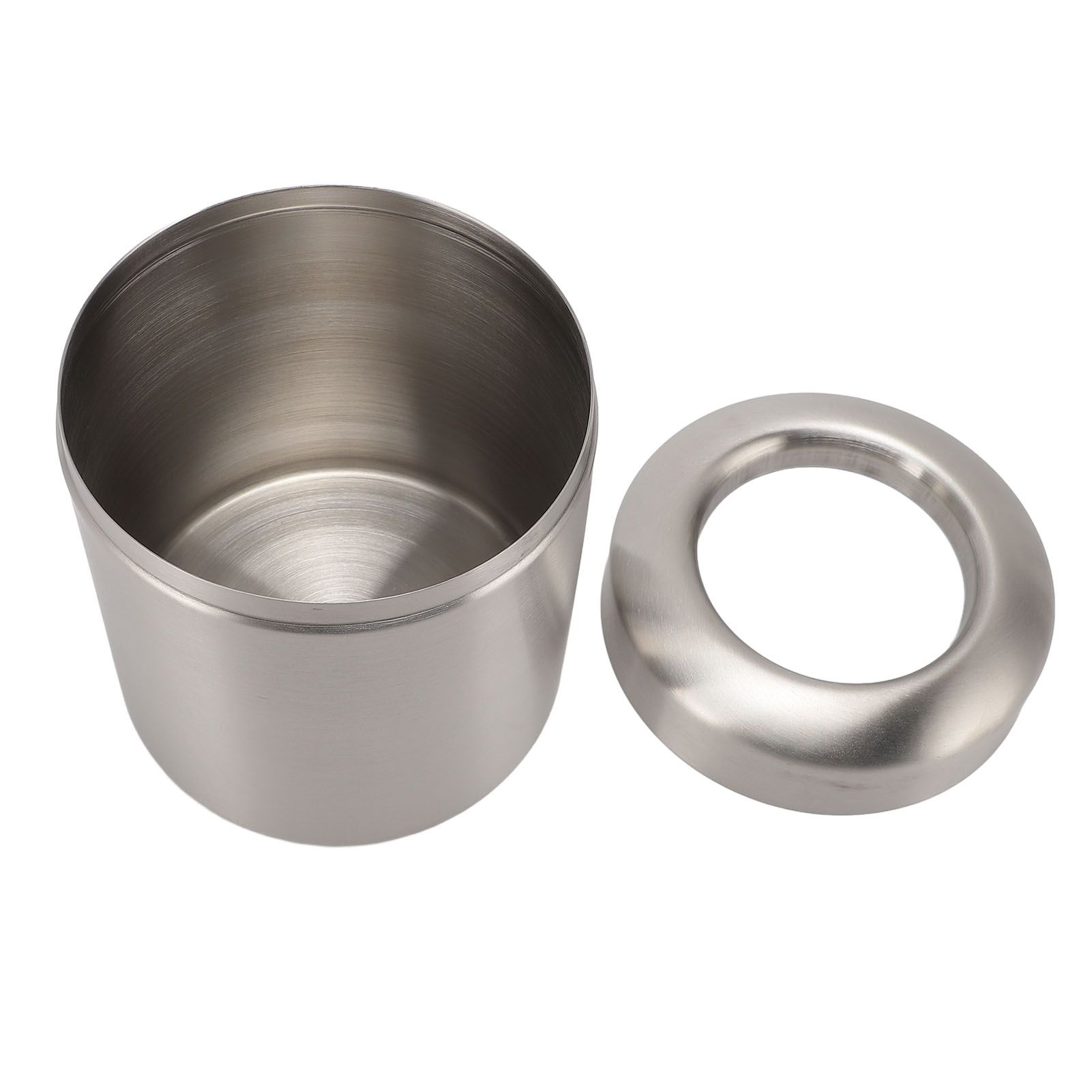 304 Stainless Steel Desktop Trash Can Small Countertop Garbage Can Tiny Waste view 10