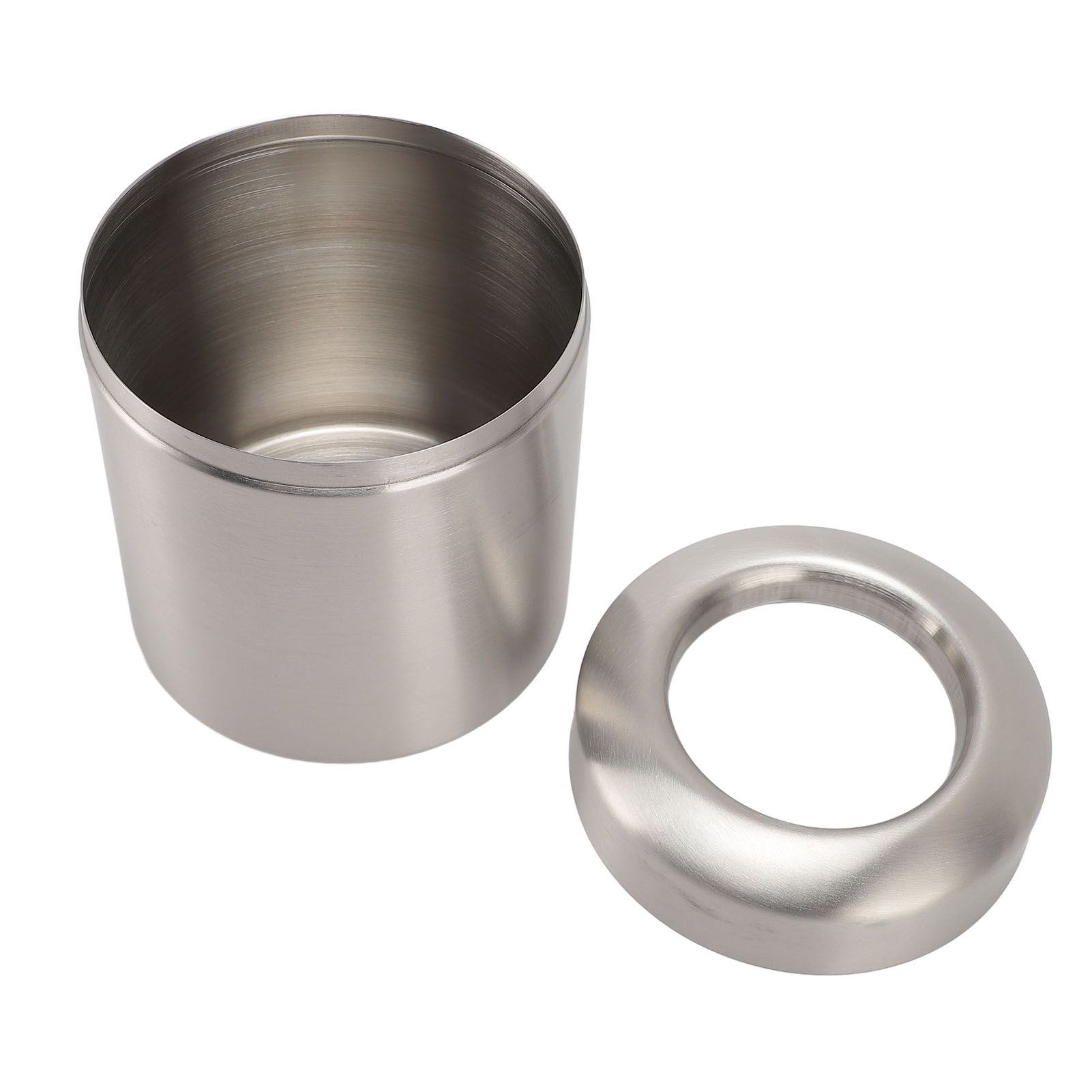 304 Stainless Steel Desktop Trash Can Small Countertop Garbage Can Tiny Waste view 11
