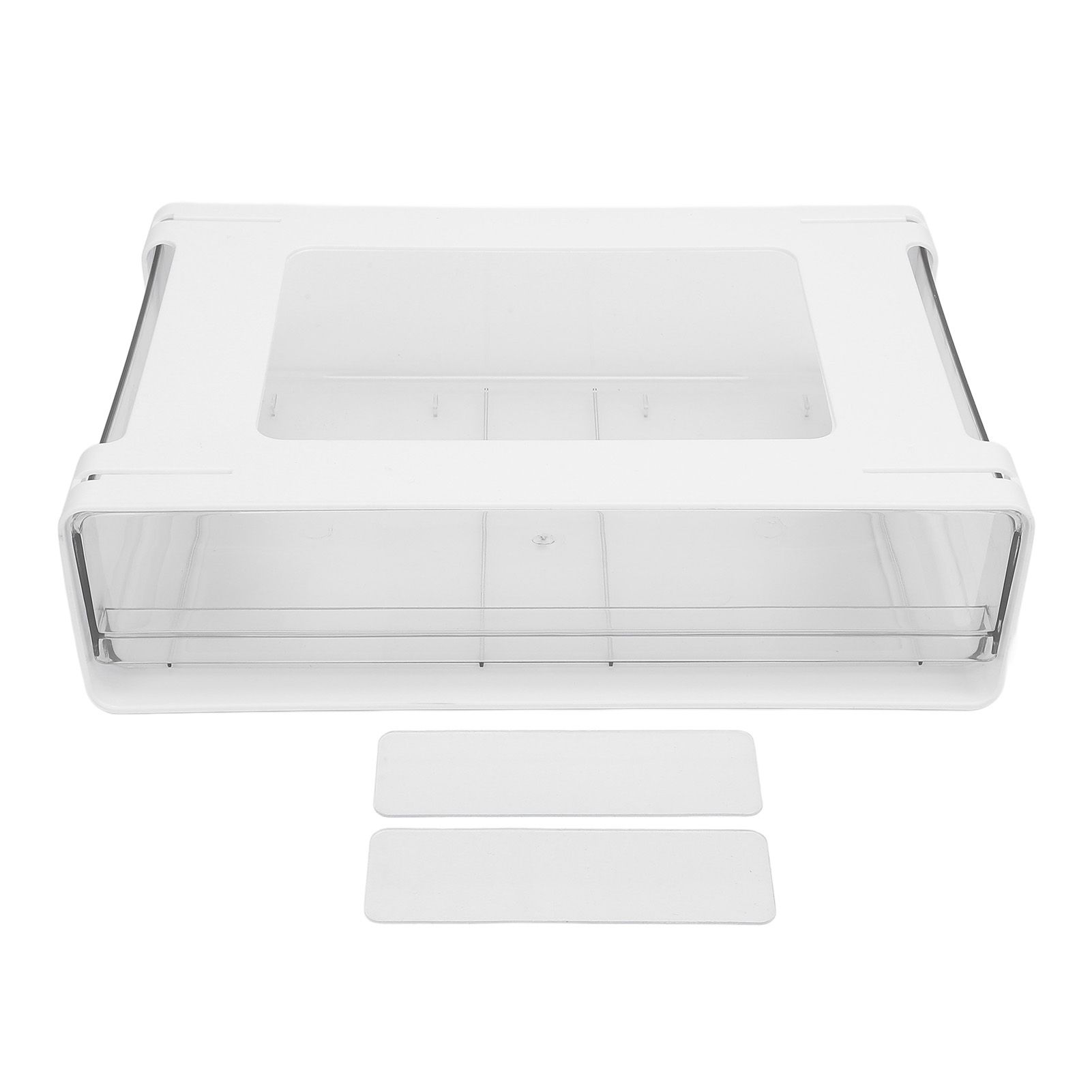 Under Desk Drawer Organizer Large Capacity Under Table Sliding Out Storage view 3