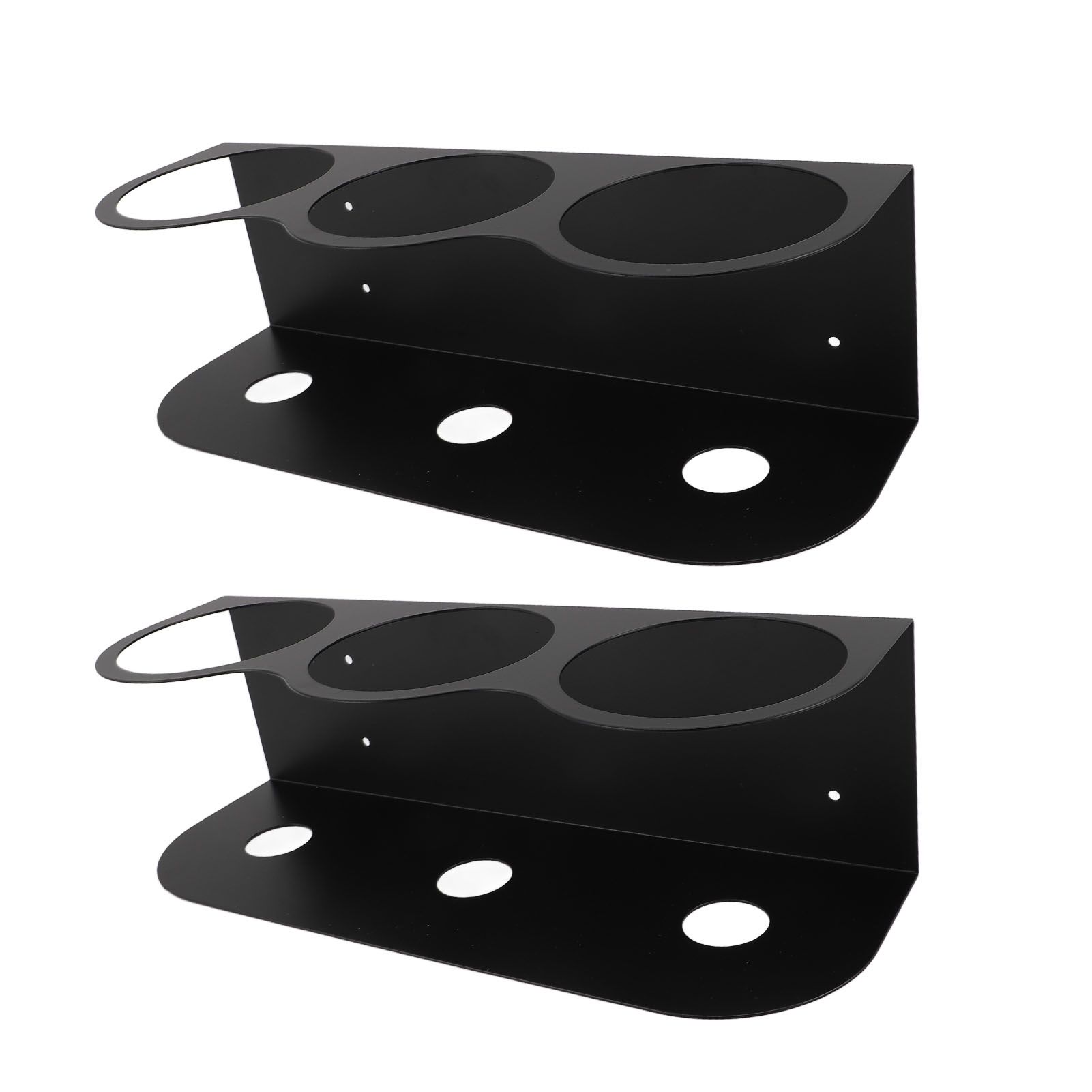 2PCS 3 Spray Cans Holder Rack Iron Wall Mounted Spray Bottles Storage view 4