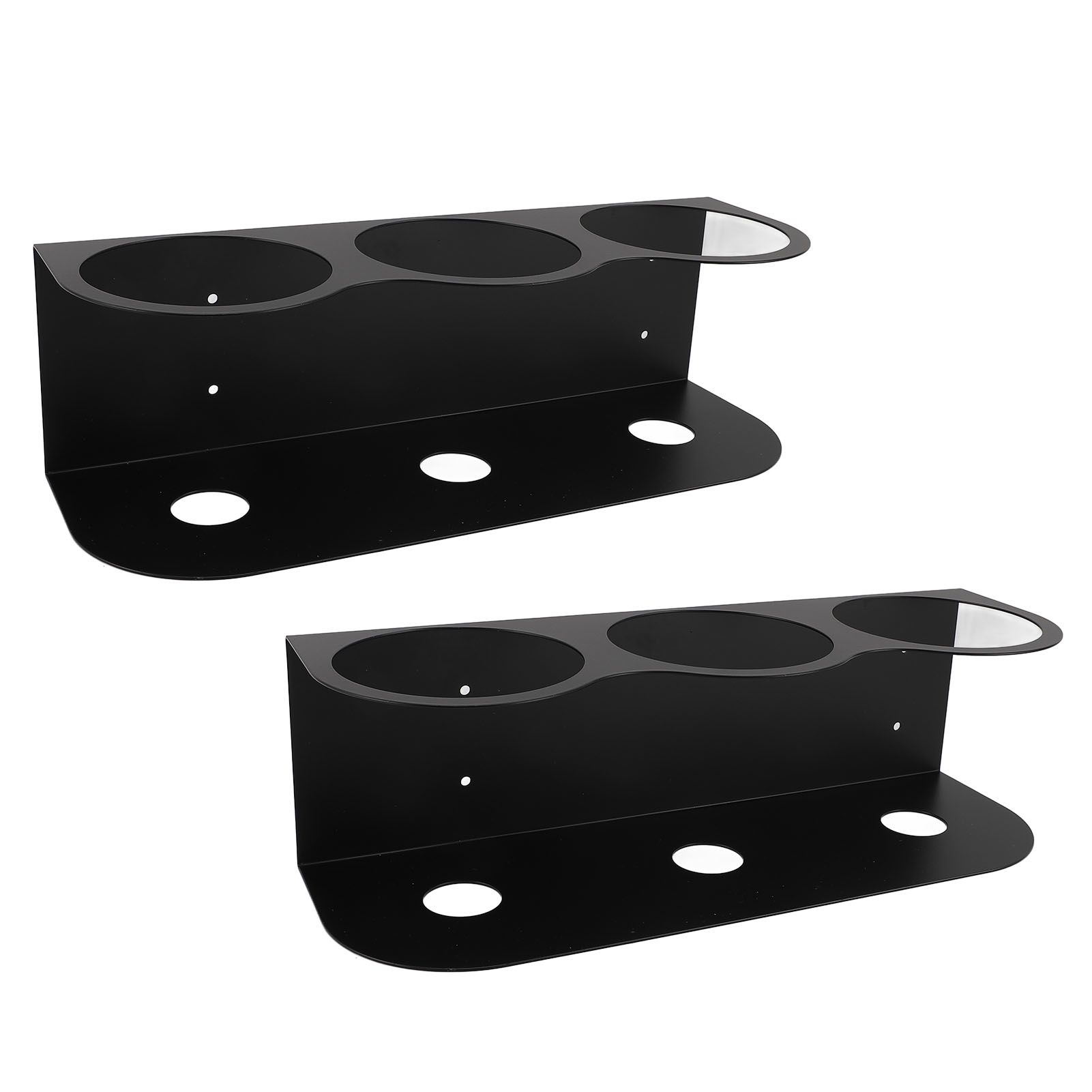 2PCS 3 Spray Cans Holder Rack Iron Wall Mounted Spray Bottles Storage view 8
