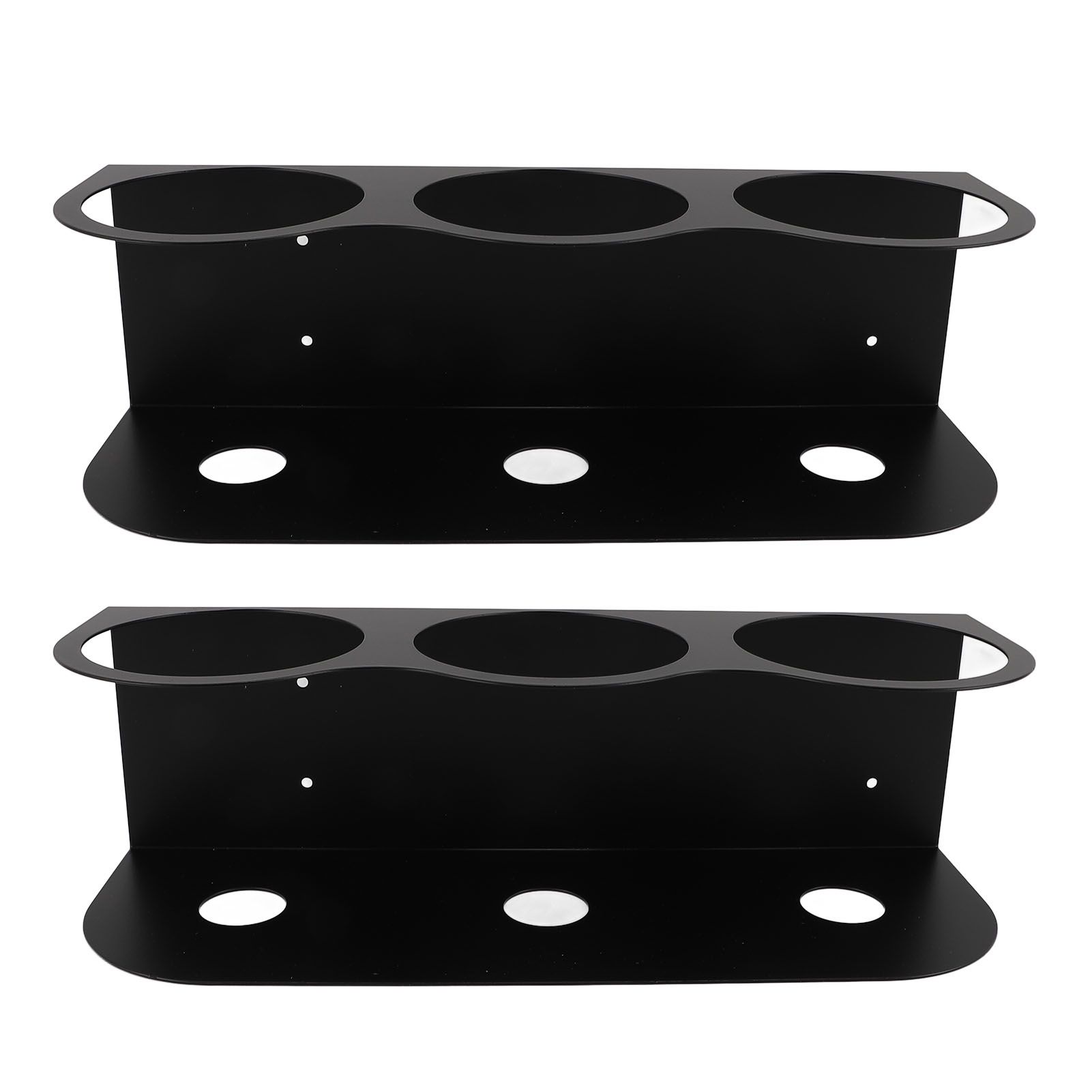 2PCS 3 Spray Cans Holder Rack Iron Wall Mounted Spray Bottles Storage view 11