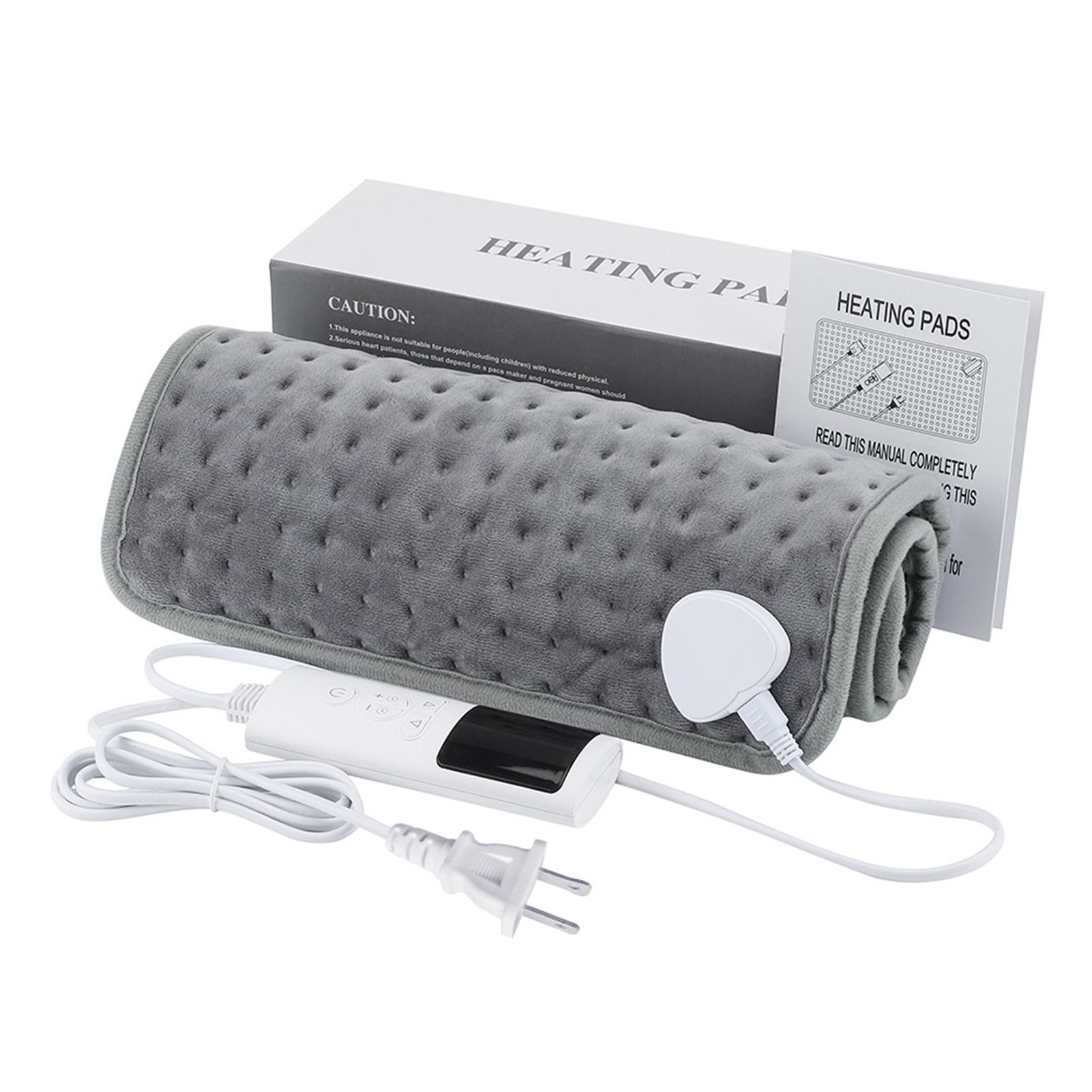 Electric Heating Pad 9 Heat Settings 4 Timer Heated Pad for Women Men Soft view 2