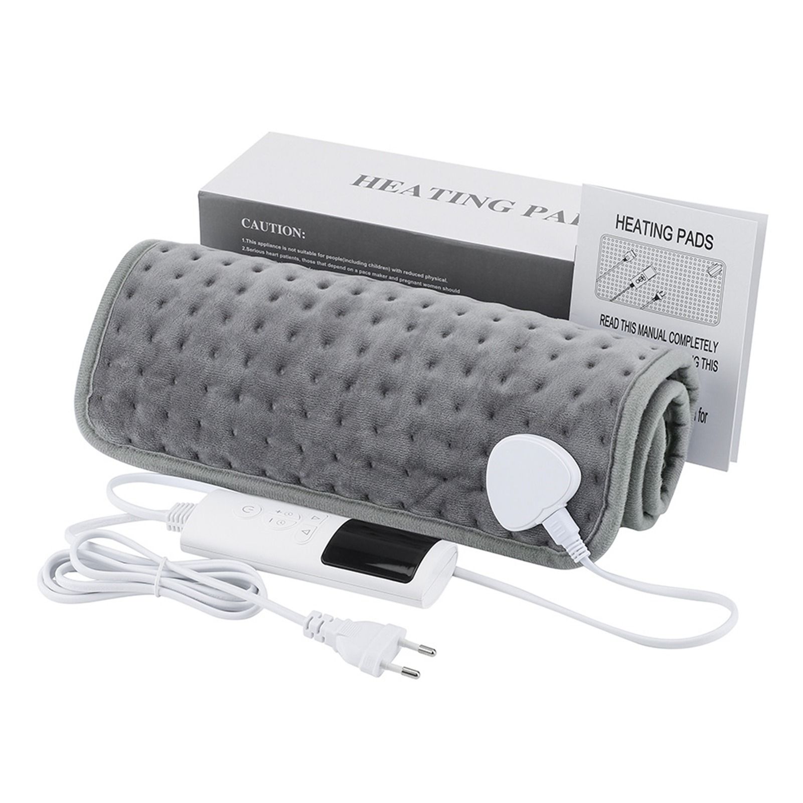 Electric Heating Pad 9 Heat Settings 4 Timer Heated Pad for Women Men Soft view 2