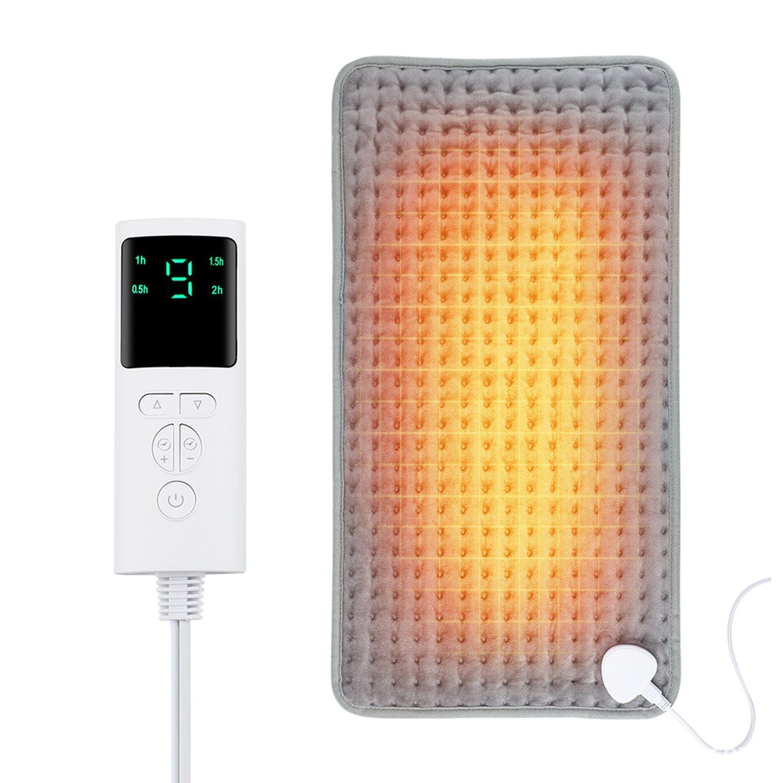 Electric Heating Pad 9 Heat Settings 4 Timer Heated Pad for Women Men Soft view 6