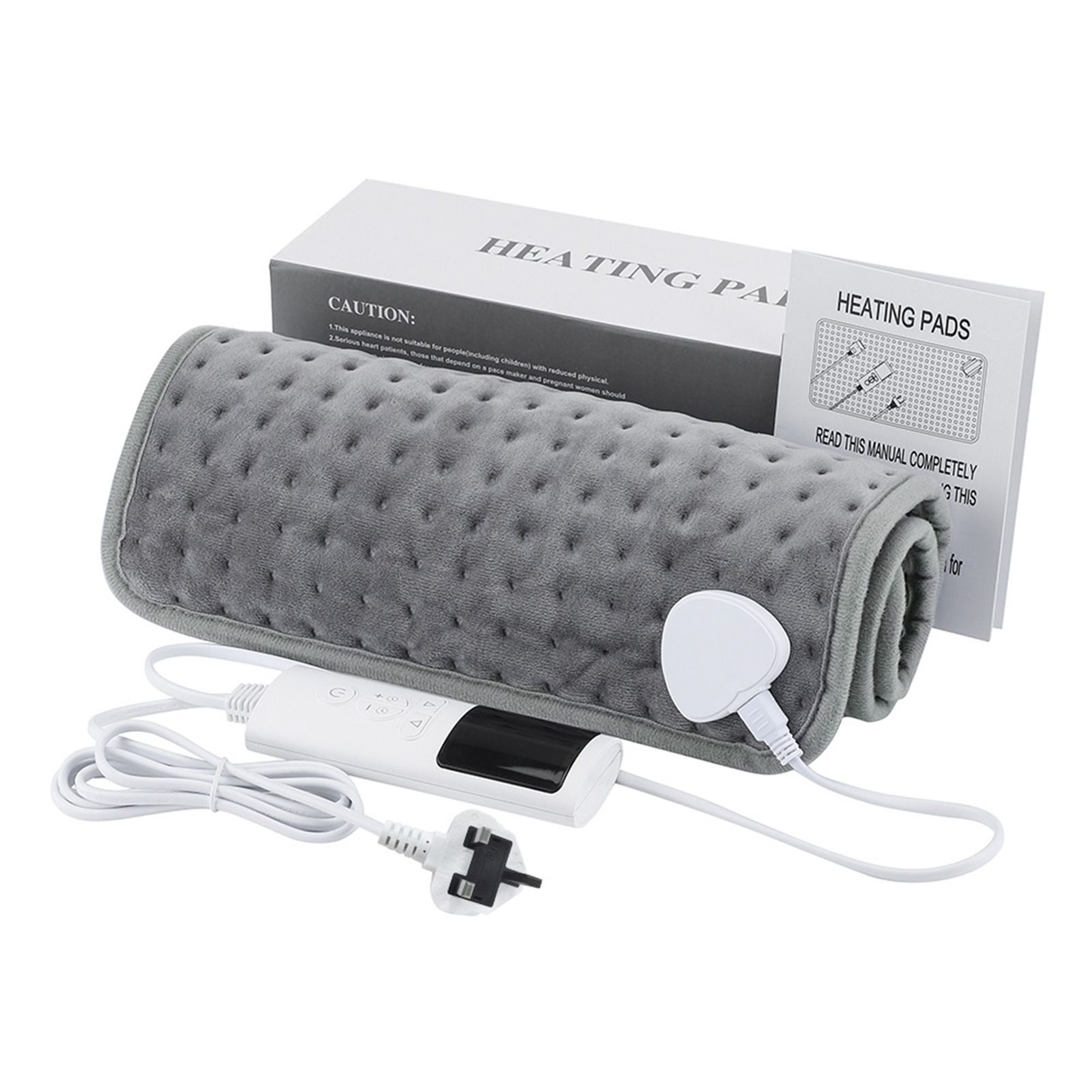 Electric Heating Pad 9 Heat Settings 4 Timer Heated Pad for Women Men Soft view 2
