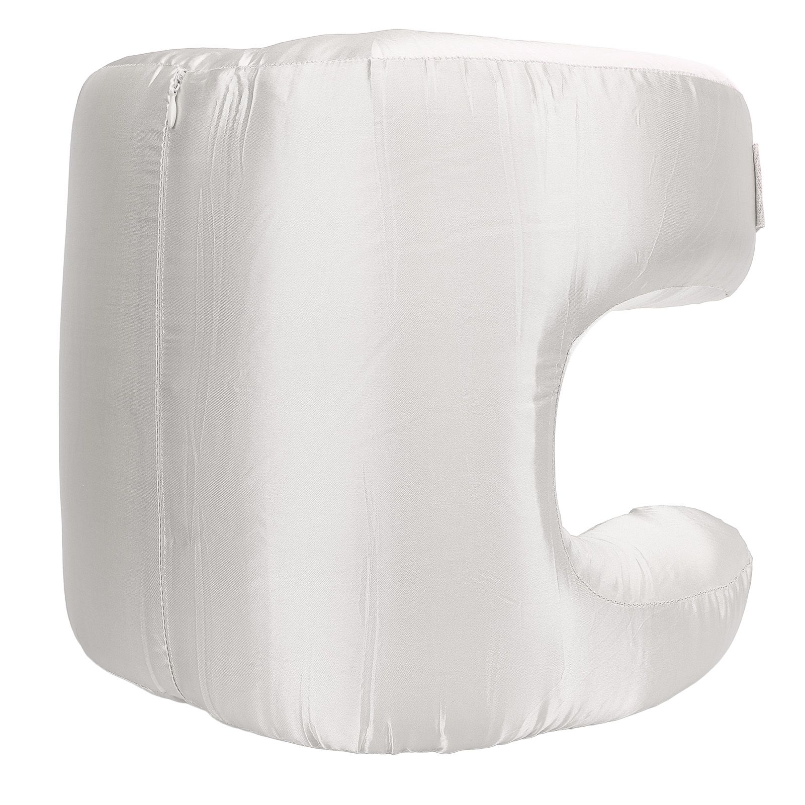Face Pillow Silk Fabric Memory Foam Soft Cushioning Ergonomic Beauty Pillow view 2