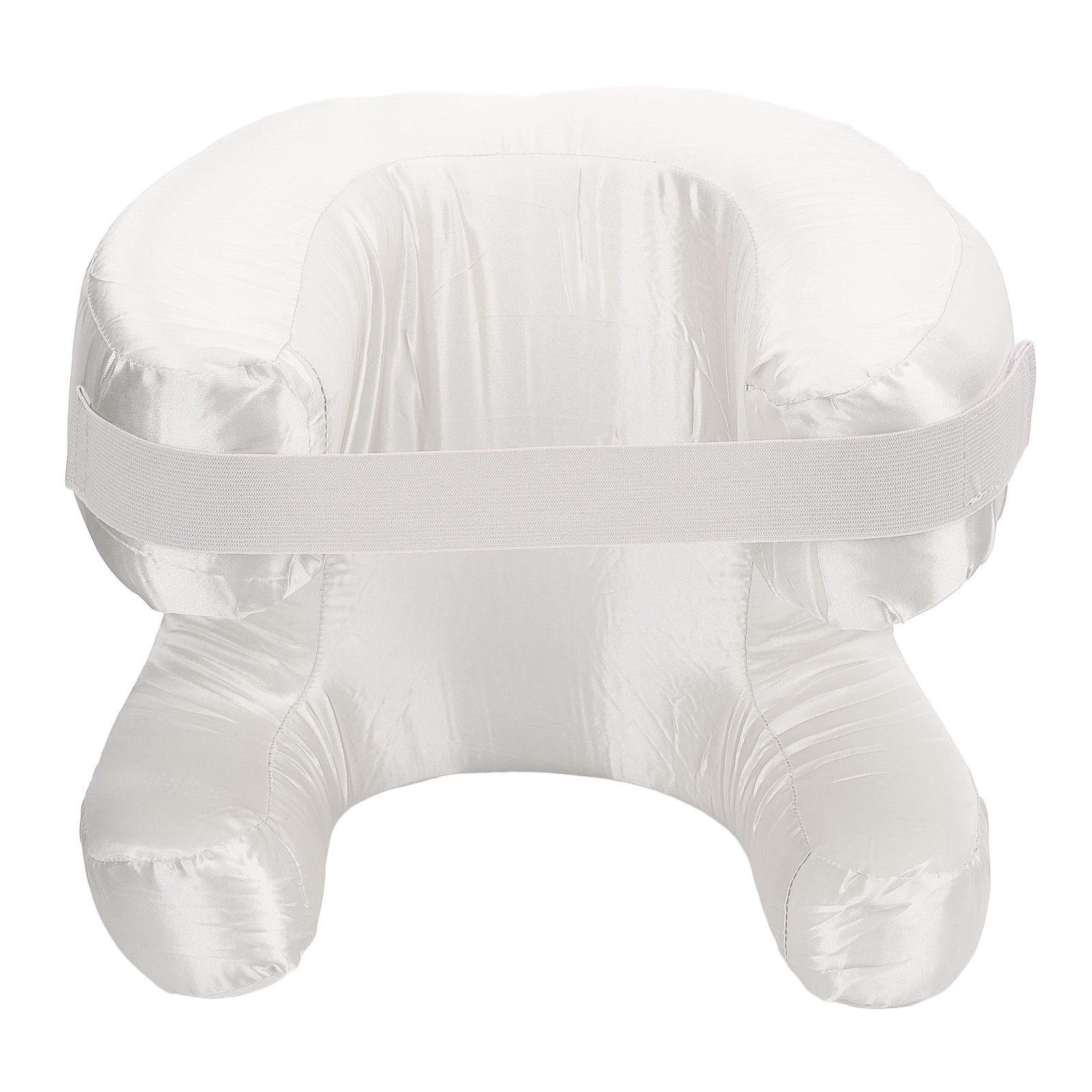 Face Pillow Silk Fabric Memory Foam Soft Cushioning Ergonomic Beauty Pillow view 3