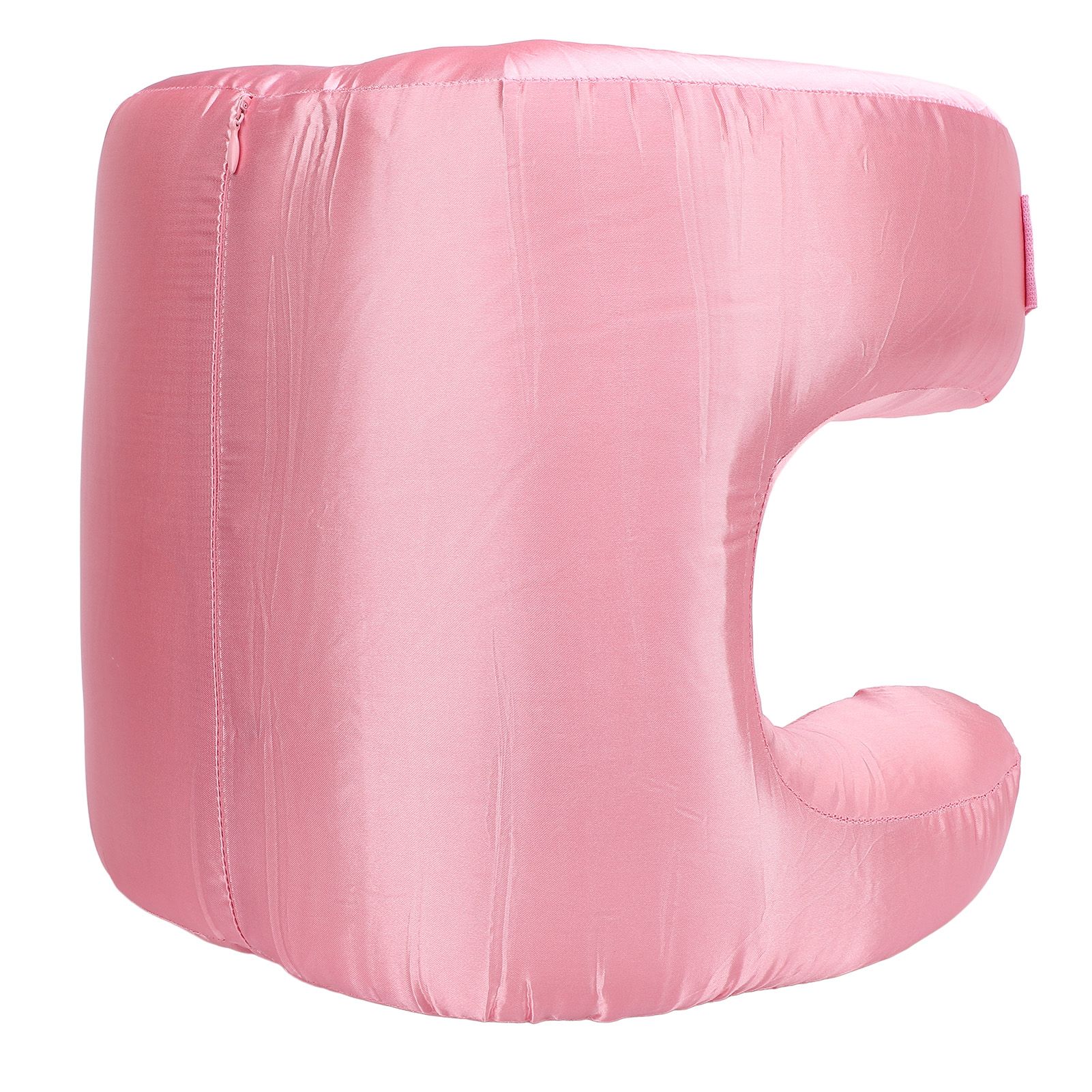 Face Pillow Silk Fabric Memory Foam Soft Cushioning Ergonomic Beauty Pillow view 5