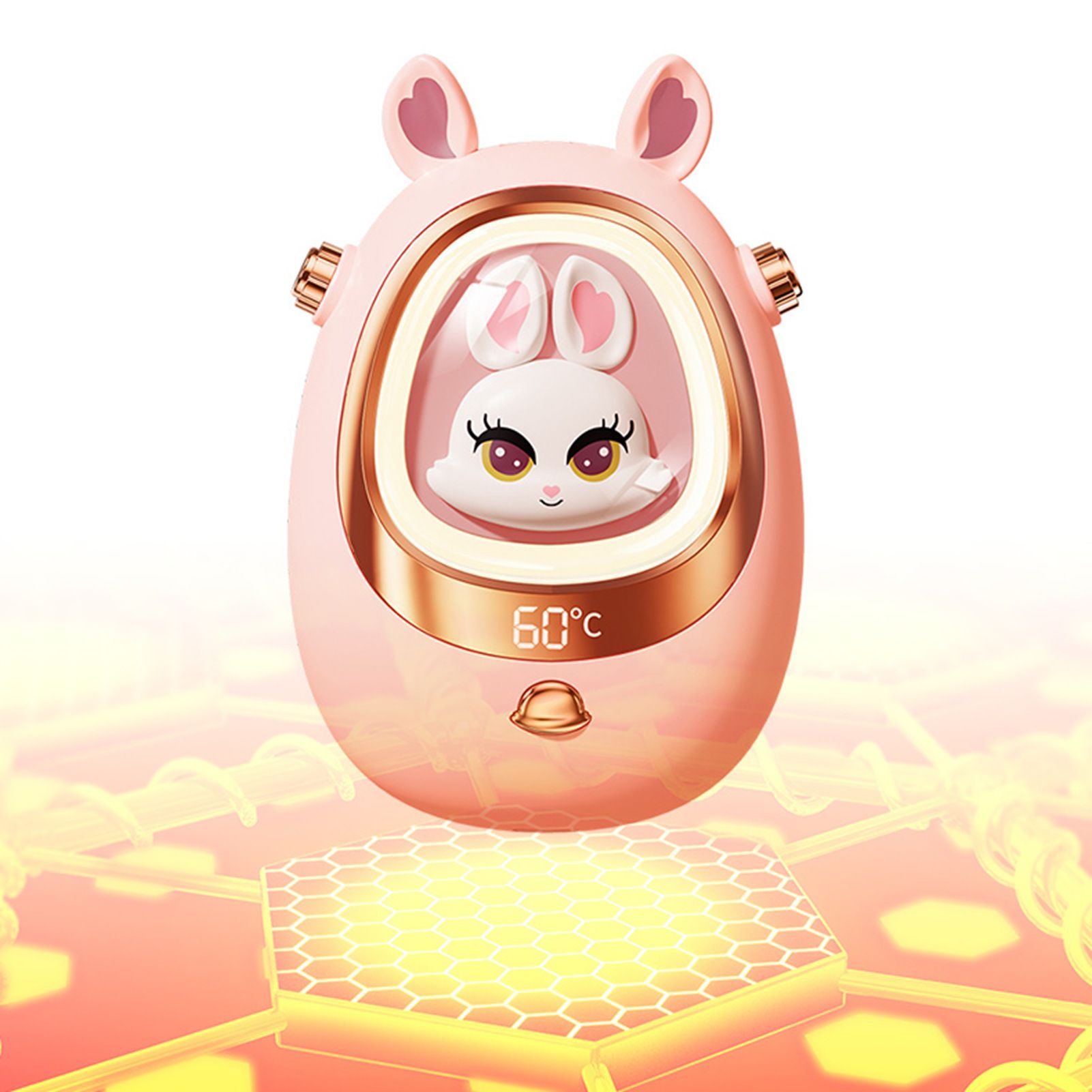 Rechargeable Hand Warmer Cute Winter Portable Electric with 2400mAh Battery view 8