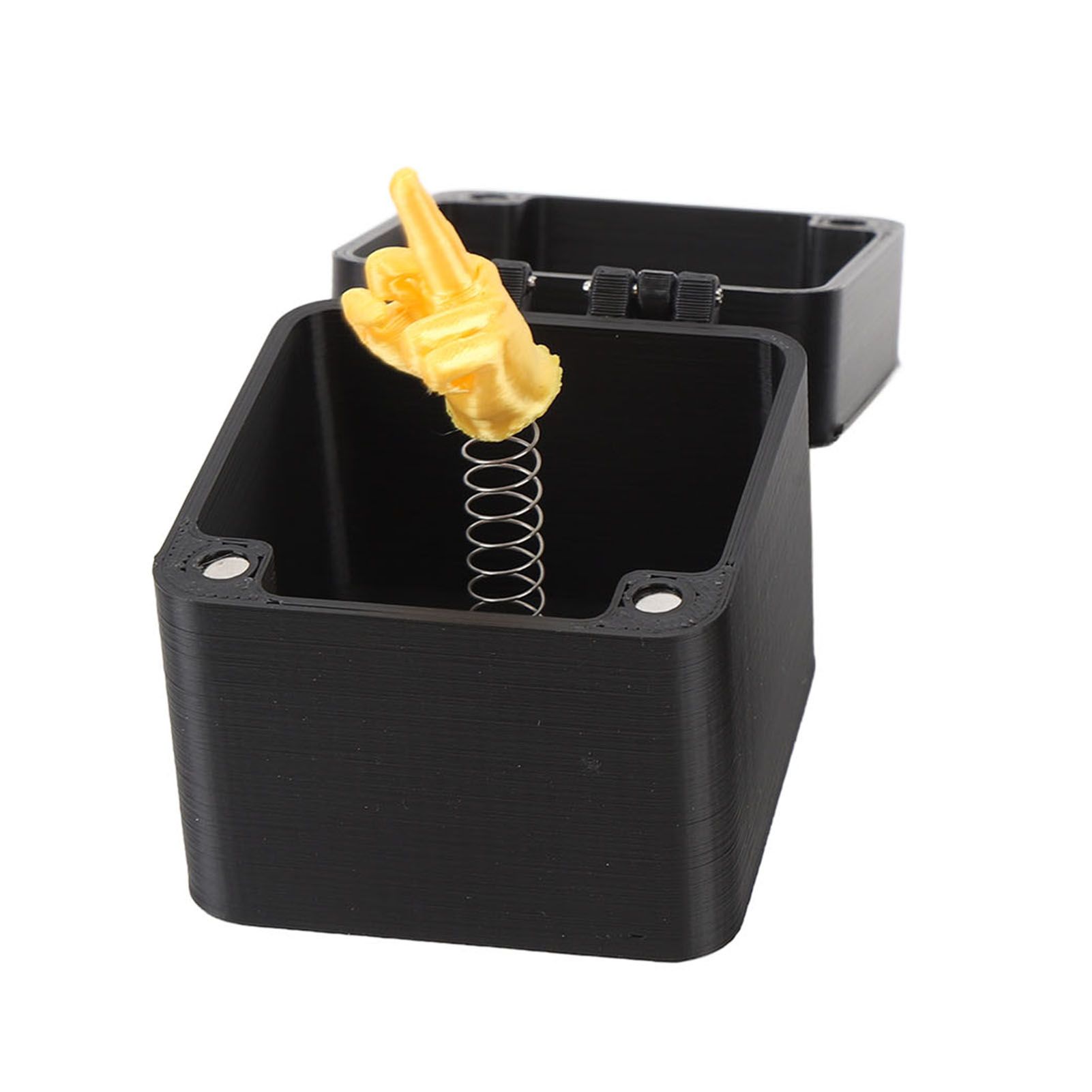 2 Pcs Middle Finger in A Box Novelty Spoof Pop Up Fun Prank Toy Home Desk view 2