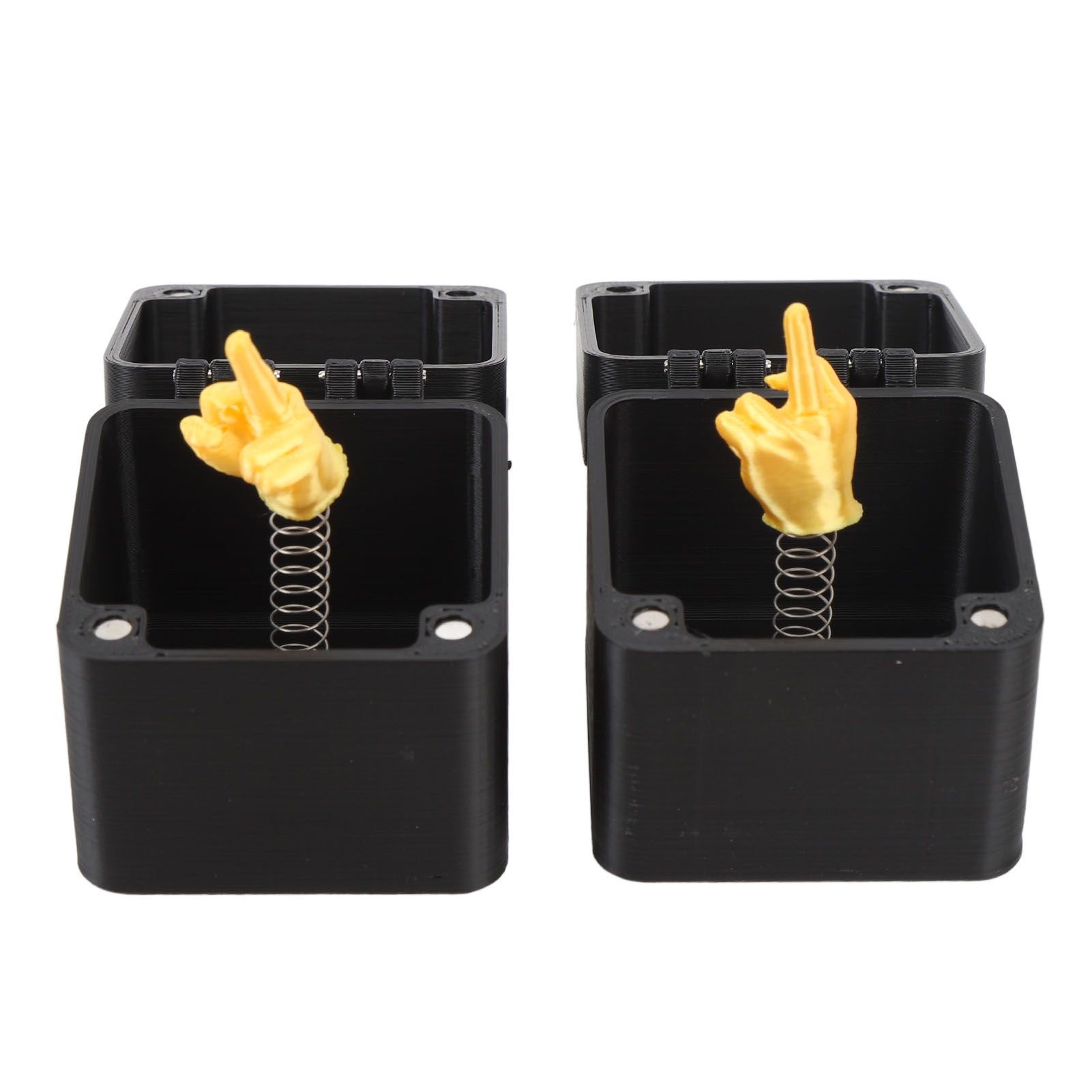 2 Pcs Middle Finger in A Box Novelty Spoof Pop Up Fun Prank Toy Home Desk view 10