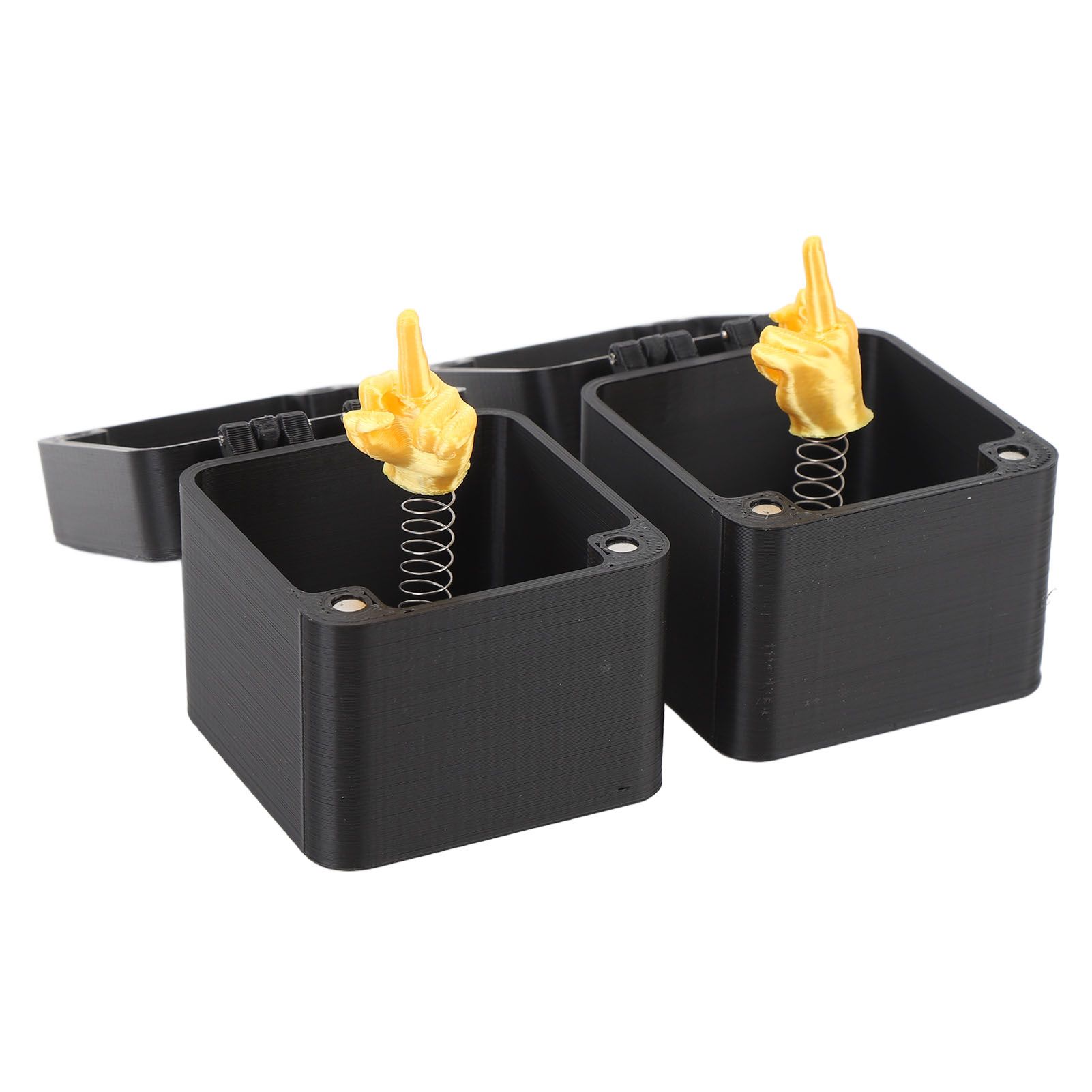 2 Pcs Middle Finger in A Box Novelty Spoof Pop Up Fun Prank Toy Home Desk view 11