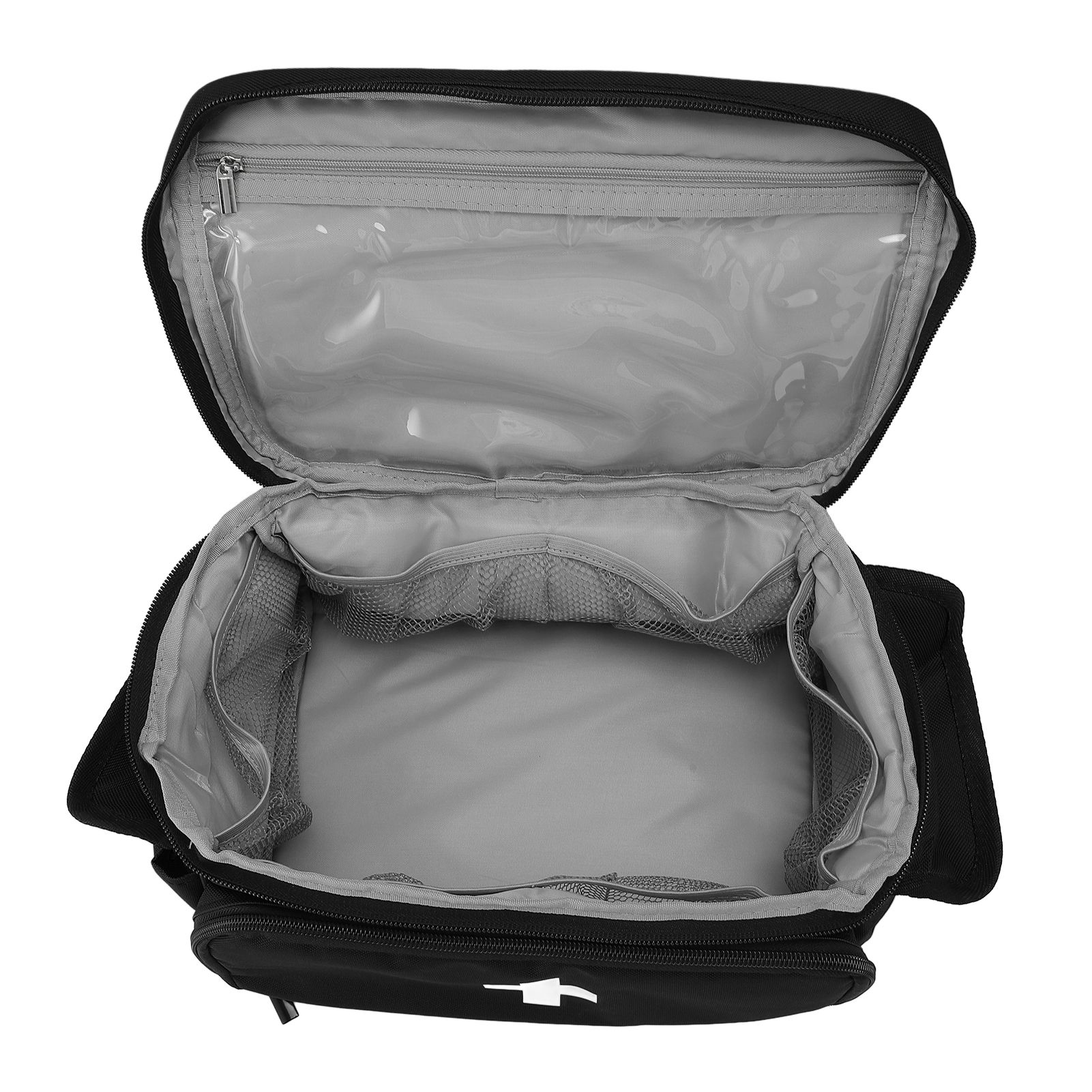 Medication Storage Bag with Double Direction Zipper Large Capacity Water view 12