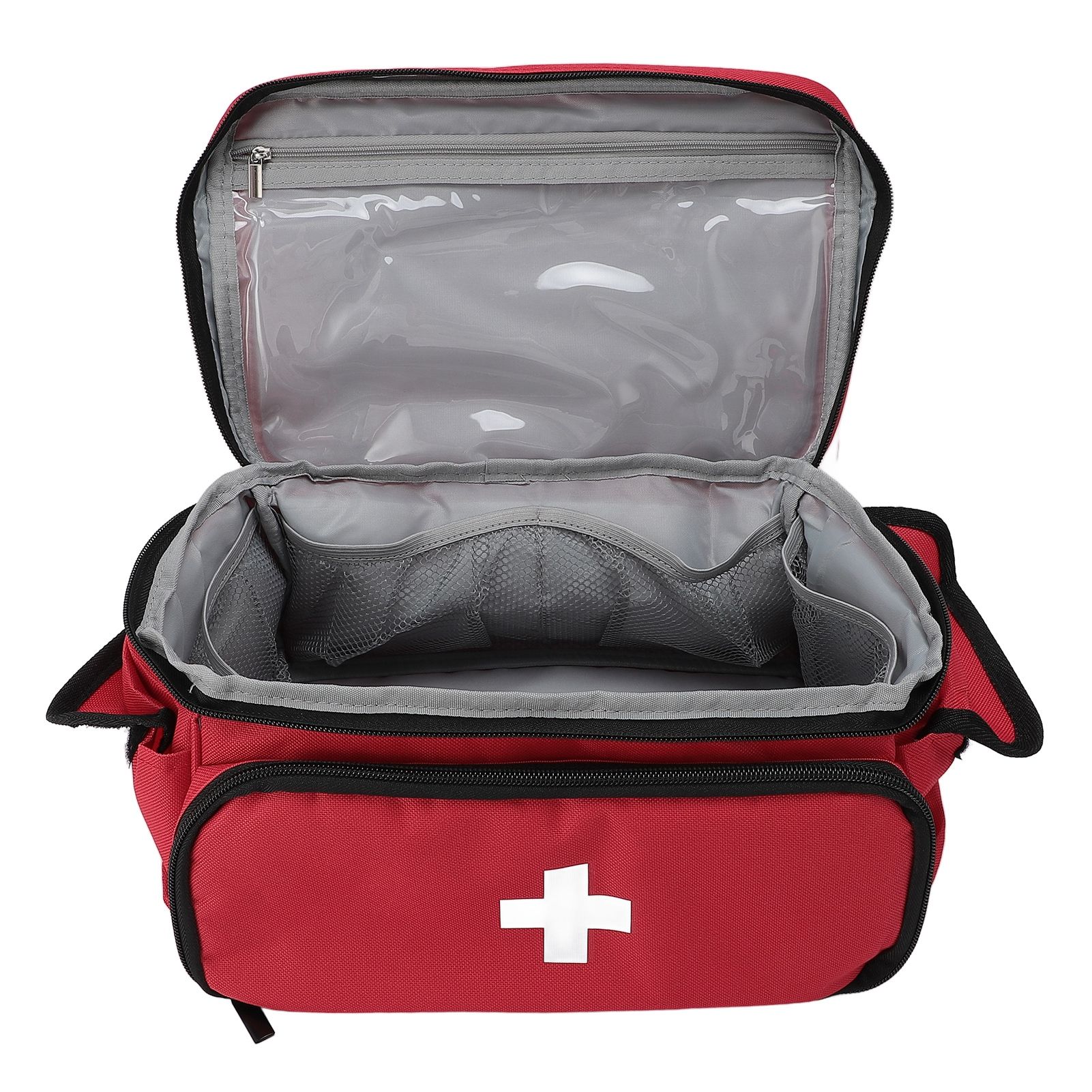 Medication Storage Bag with Double Direction Zipper Large Capacity Water view 3