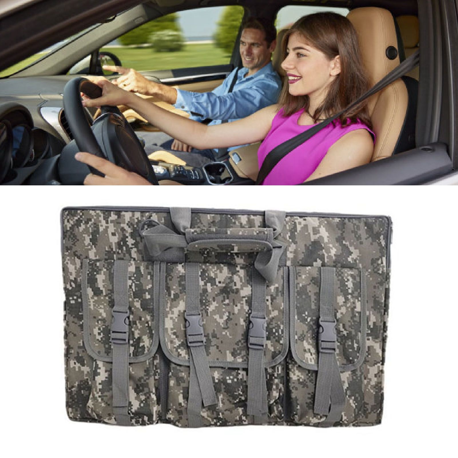 Satellite Bag with Zipper Canvas Large Capacity Portable Satellite Carry Bag view 9