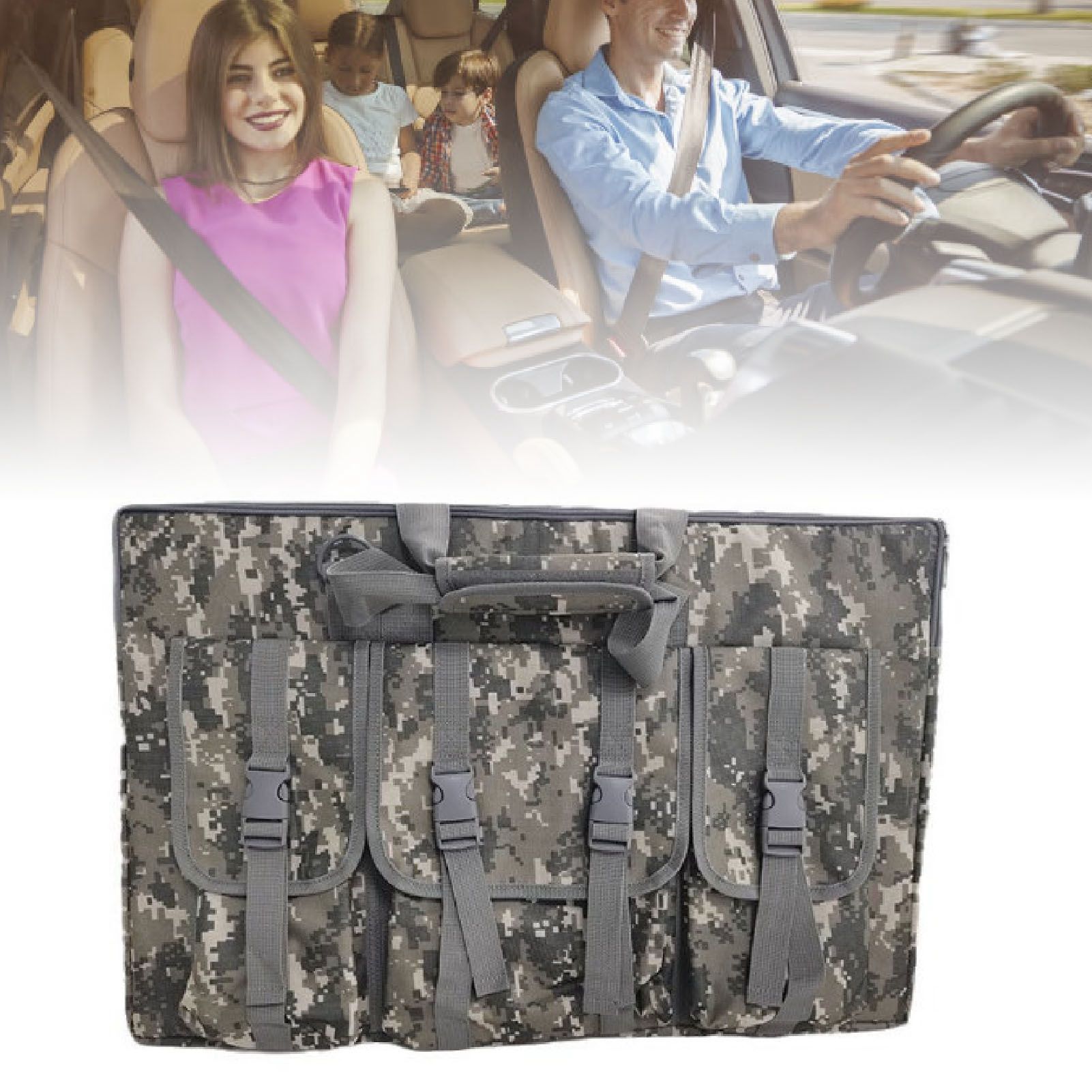 Satellite Bag with Zipper Canvas Large Capacity Portable Satellite Carry Bag view 10