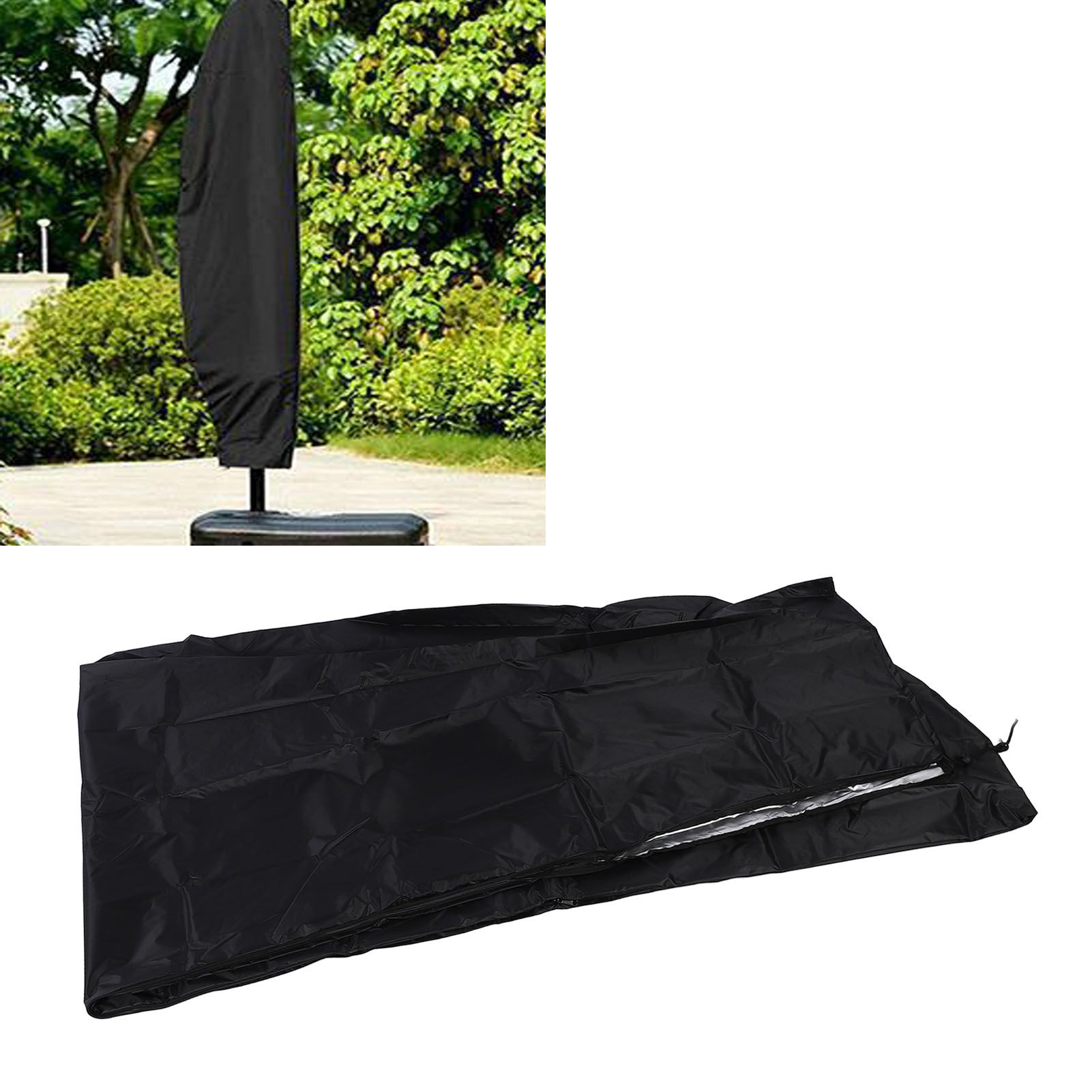 Patio Umbrella Cover Oxford Cloth Water Resistant Fade Proof Outdoor Offset view 11