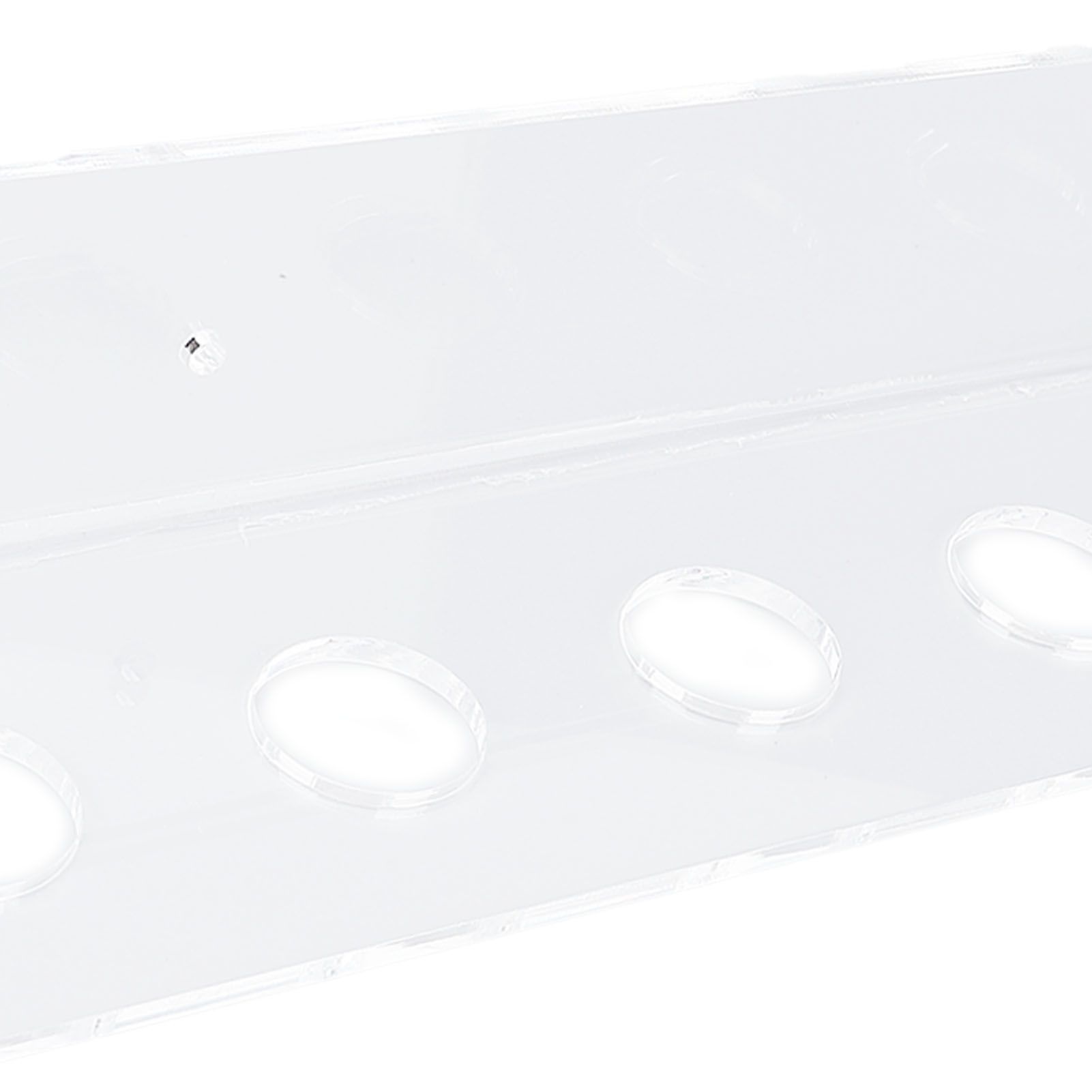 Acrylic Pool Cue Wall Rack Transparent Space Saving Billiard Cue Stick Wall view 2