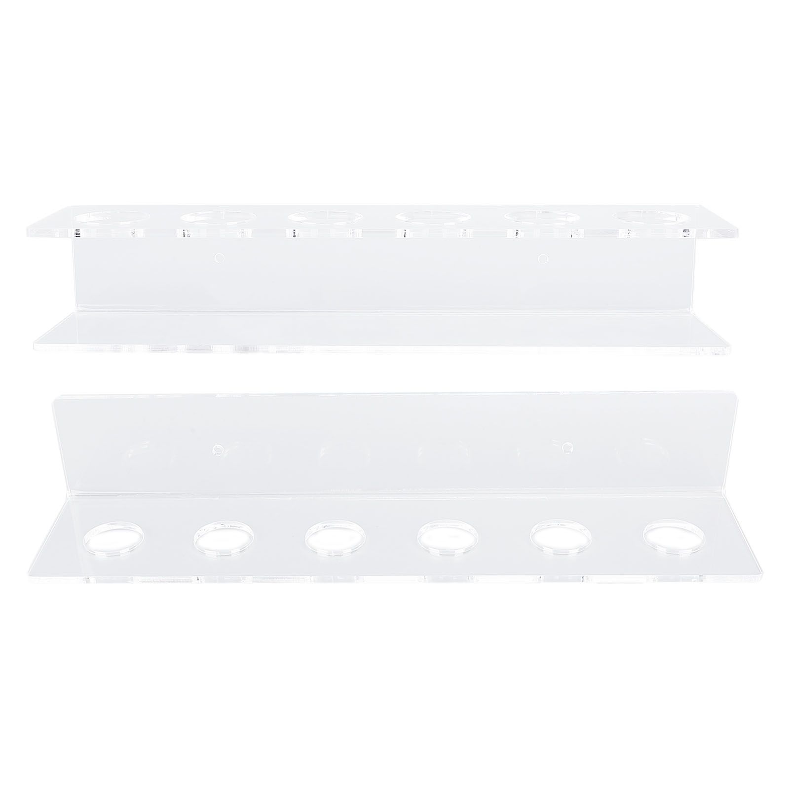 Acrylic Pool Cue Wall Rack Transparent Space Saving Billiard Cue Stick Wall view 6