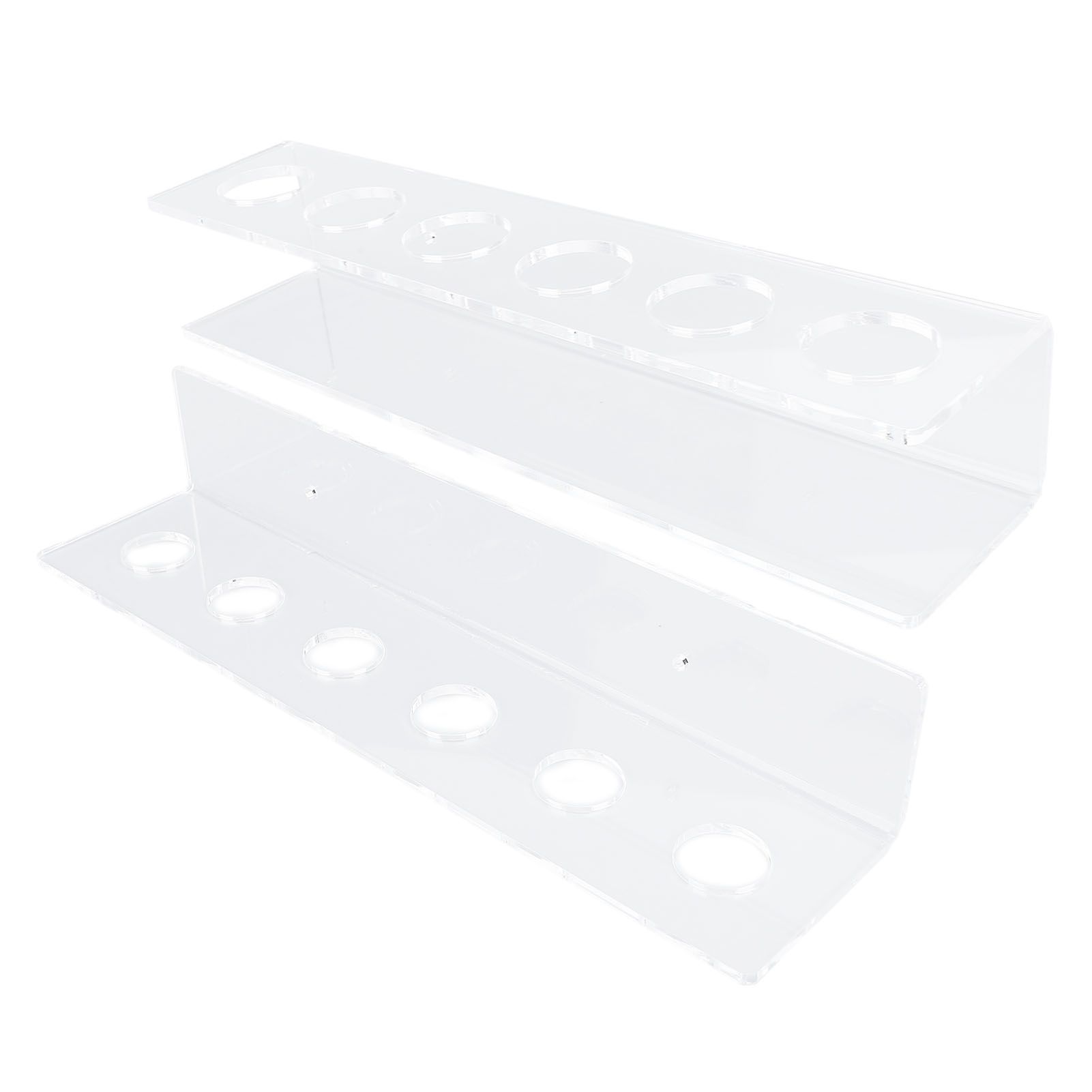 Acrylic Pool Cue Wall Rack Transparent Space Saving Billiard Cue Stick Wall view 8