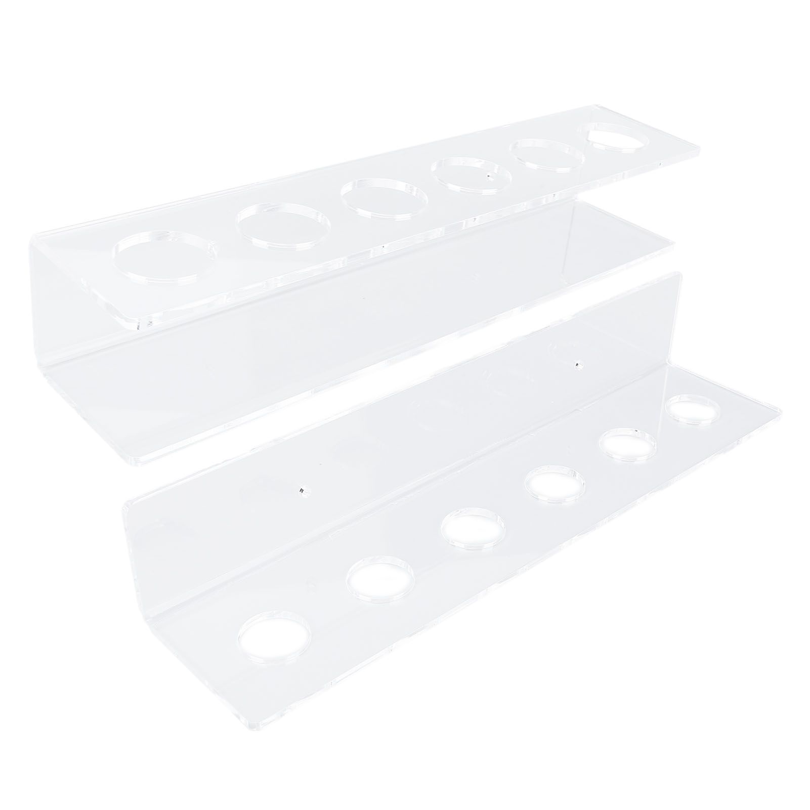 Acrylic Pool Cue Wall Rack Transparent Space Saving Billiard Cue Stick Wall view 9