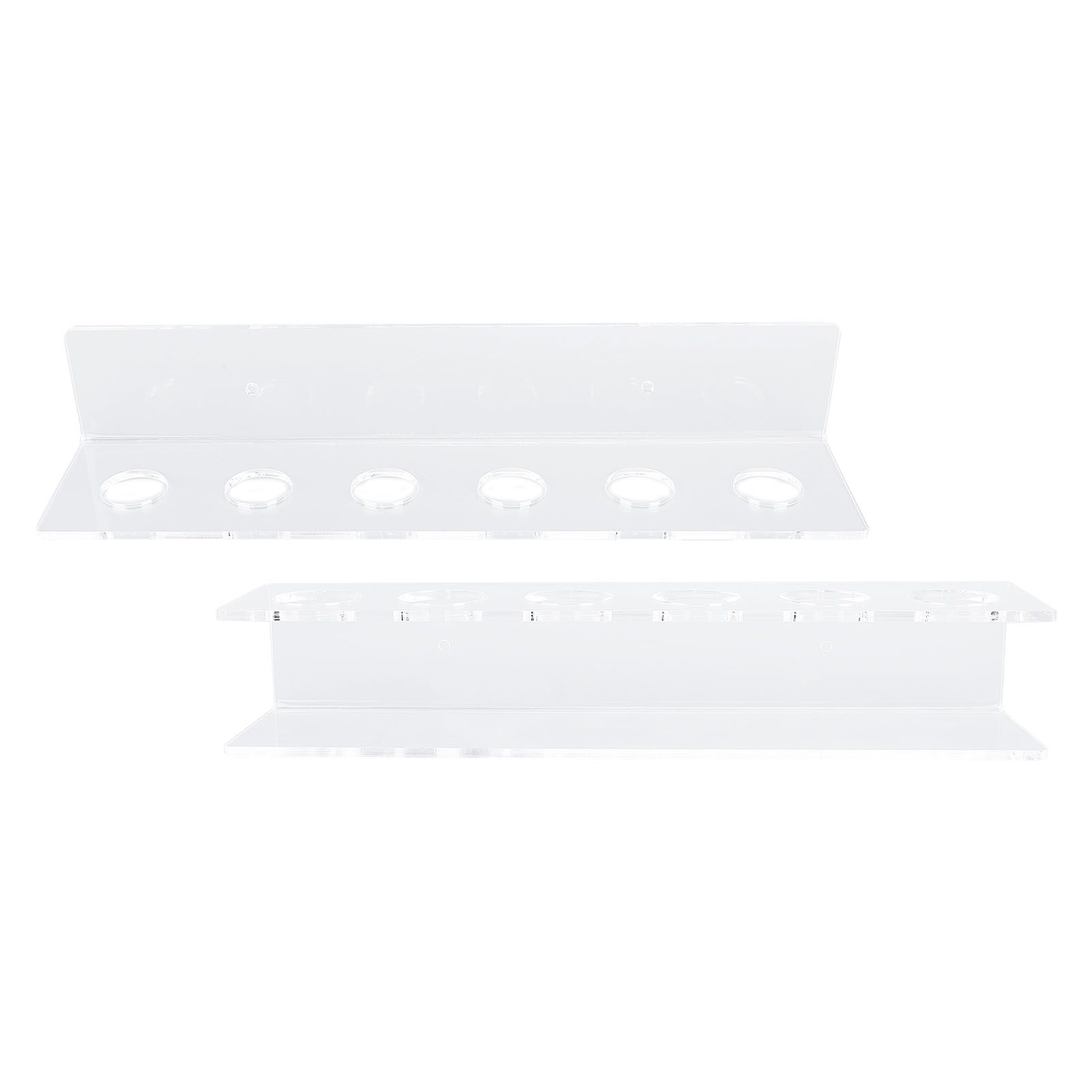 Acrylic Pool Cue Wall Rack Transparent Space Saving Billiard Cue Stick Wall view 12