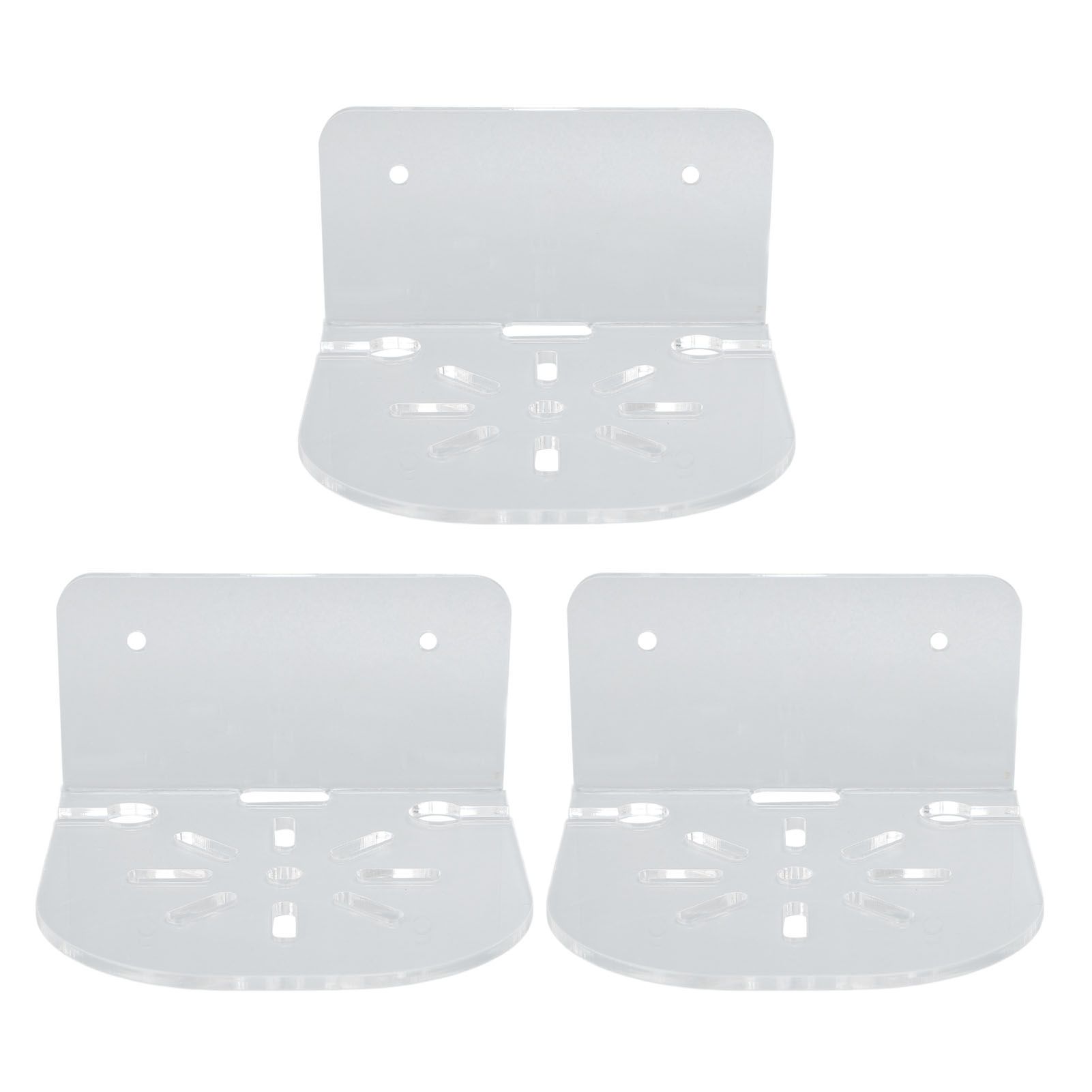 Acrylic Small Floating Shelf Transparent Wall Mounted Holder for Security — image 1