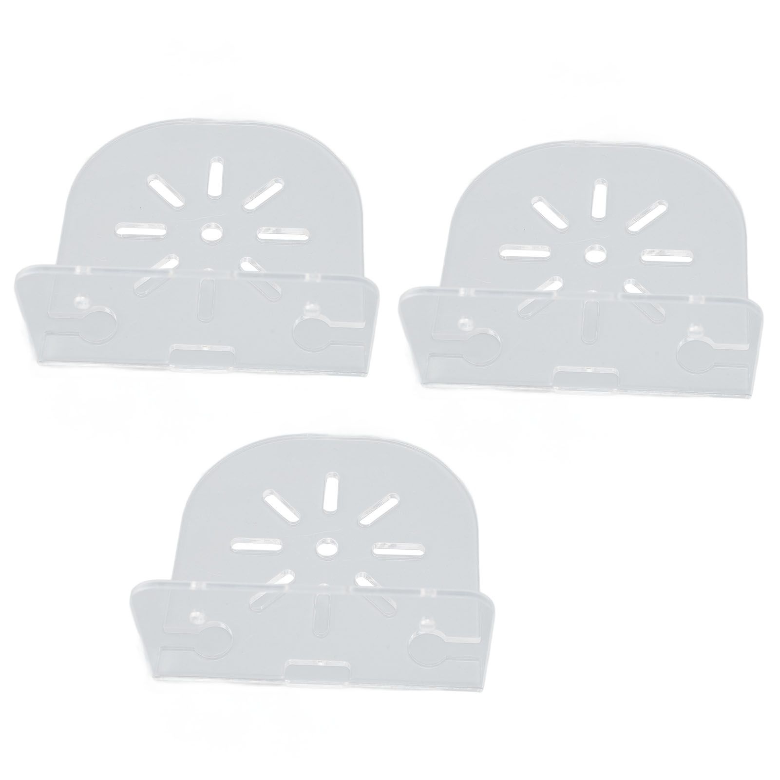Acrylic Small Floating Shelf Transparent Wall Mounted Holder for Security view 4