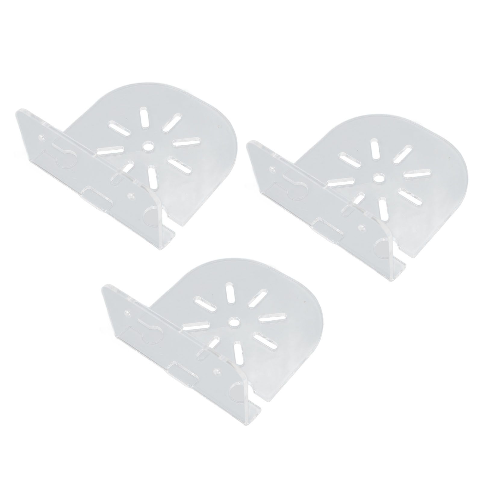 Acrylic Small Floating Shelf Transparent Wall Mounted Holder for Security view 6