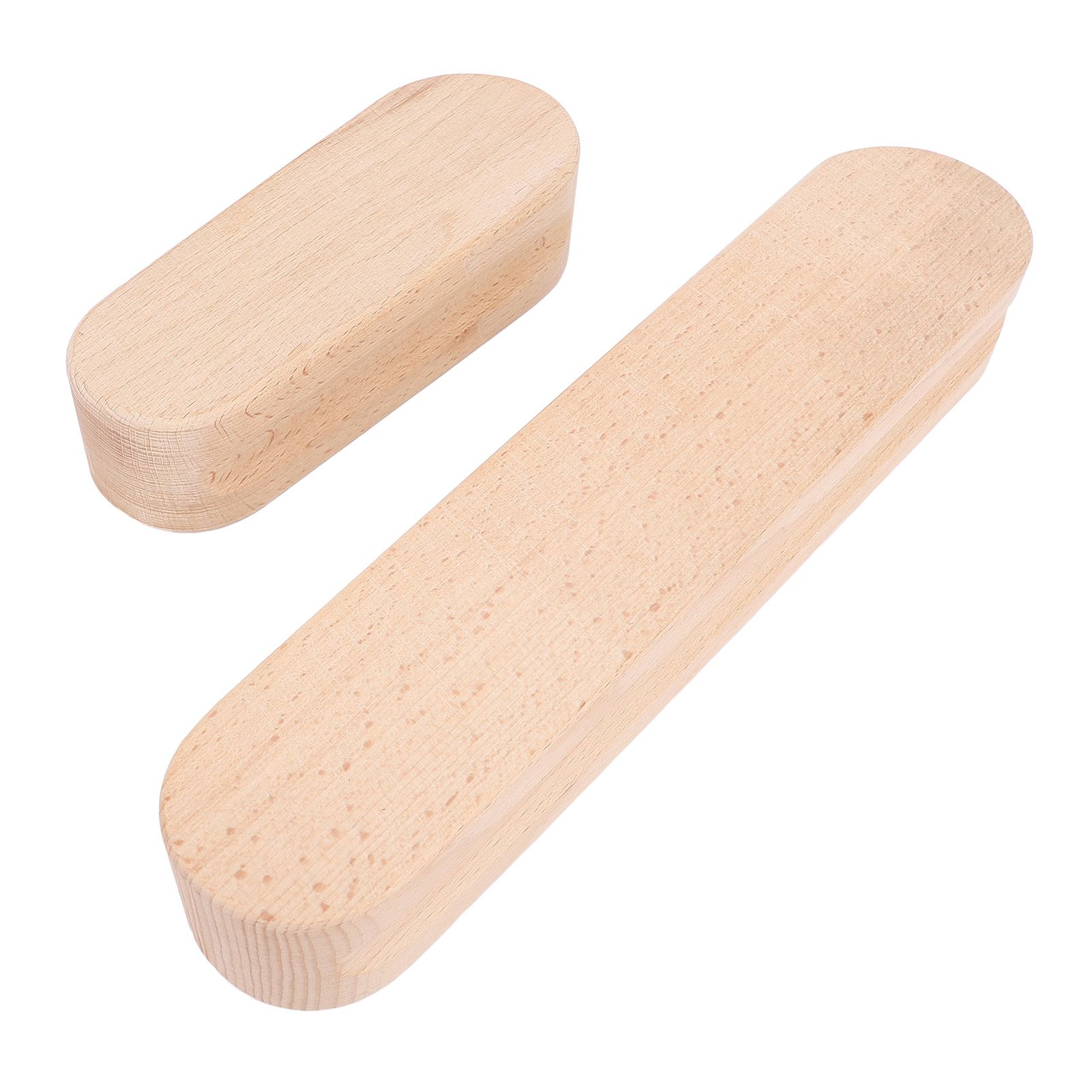 2Pcs Tailor Clappers 7in 12in Double Side Grooved Wood Clappers Sewing Tools view 2
