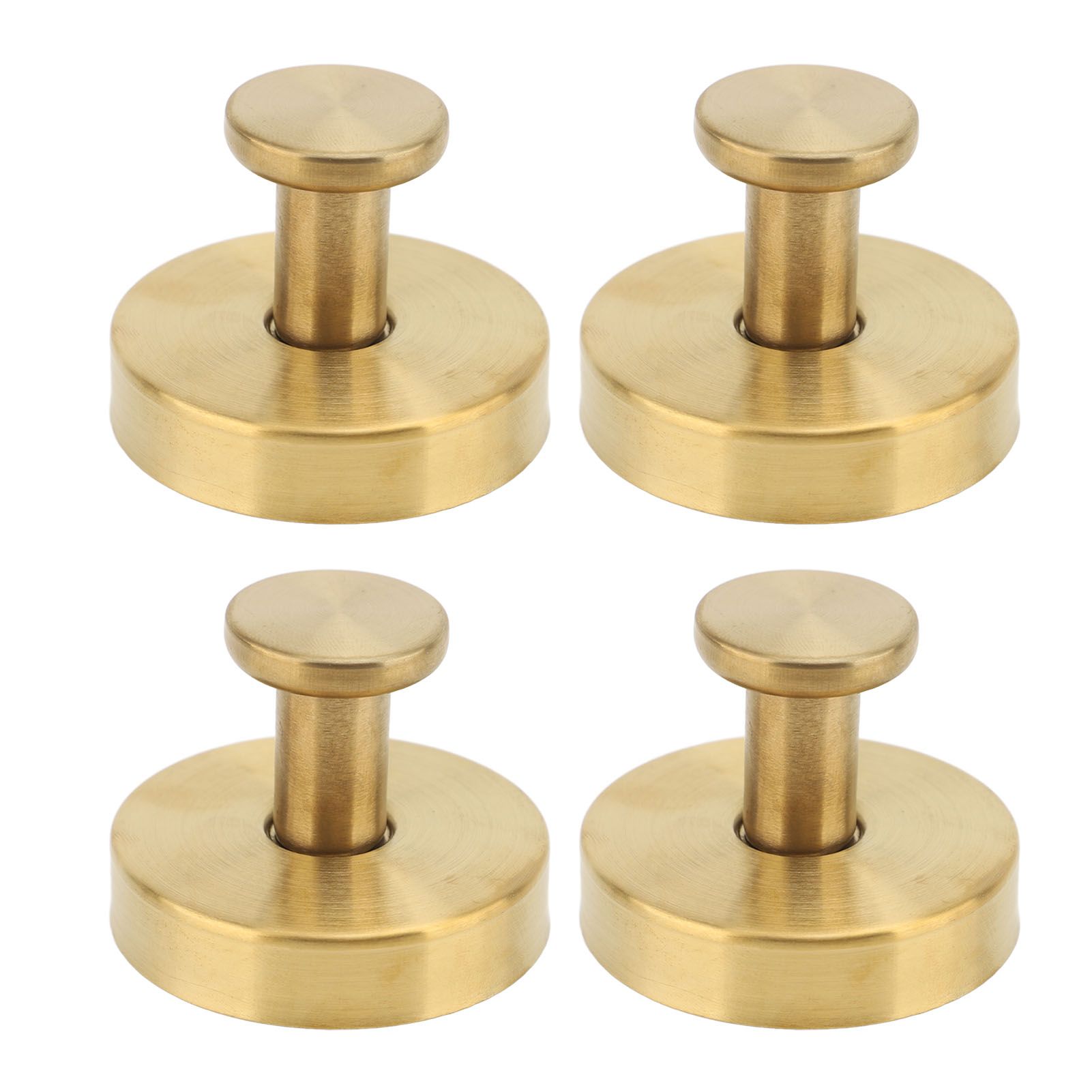 4 Pcs Suction Cup Hooks Stainless Steel Water Resistant Suction Towel Hangers view 3