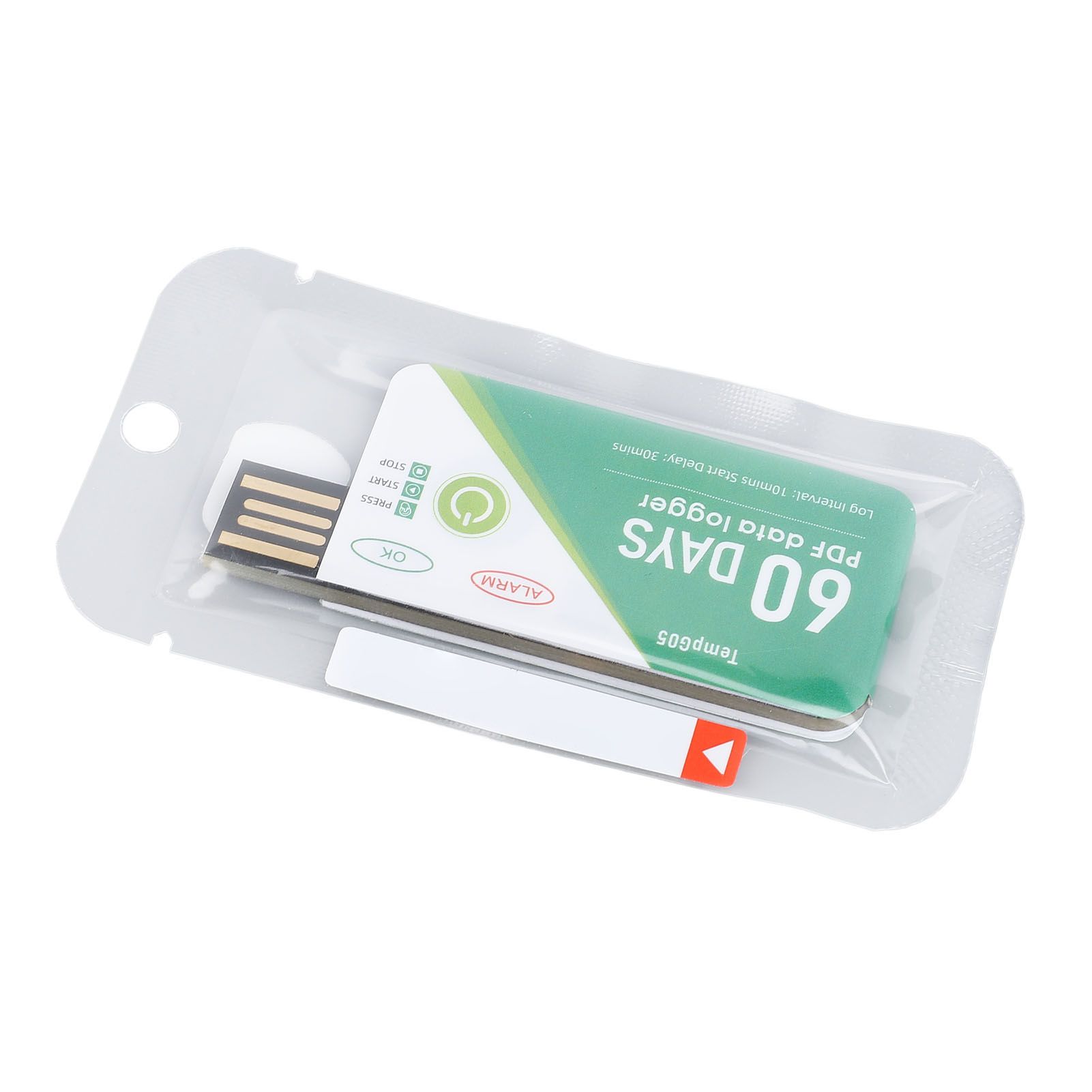 60 Days USB Temperature Data Logger Recorder IP67 Water Resistant Disposable view 4