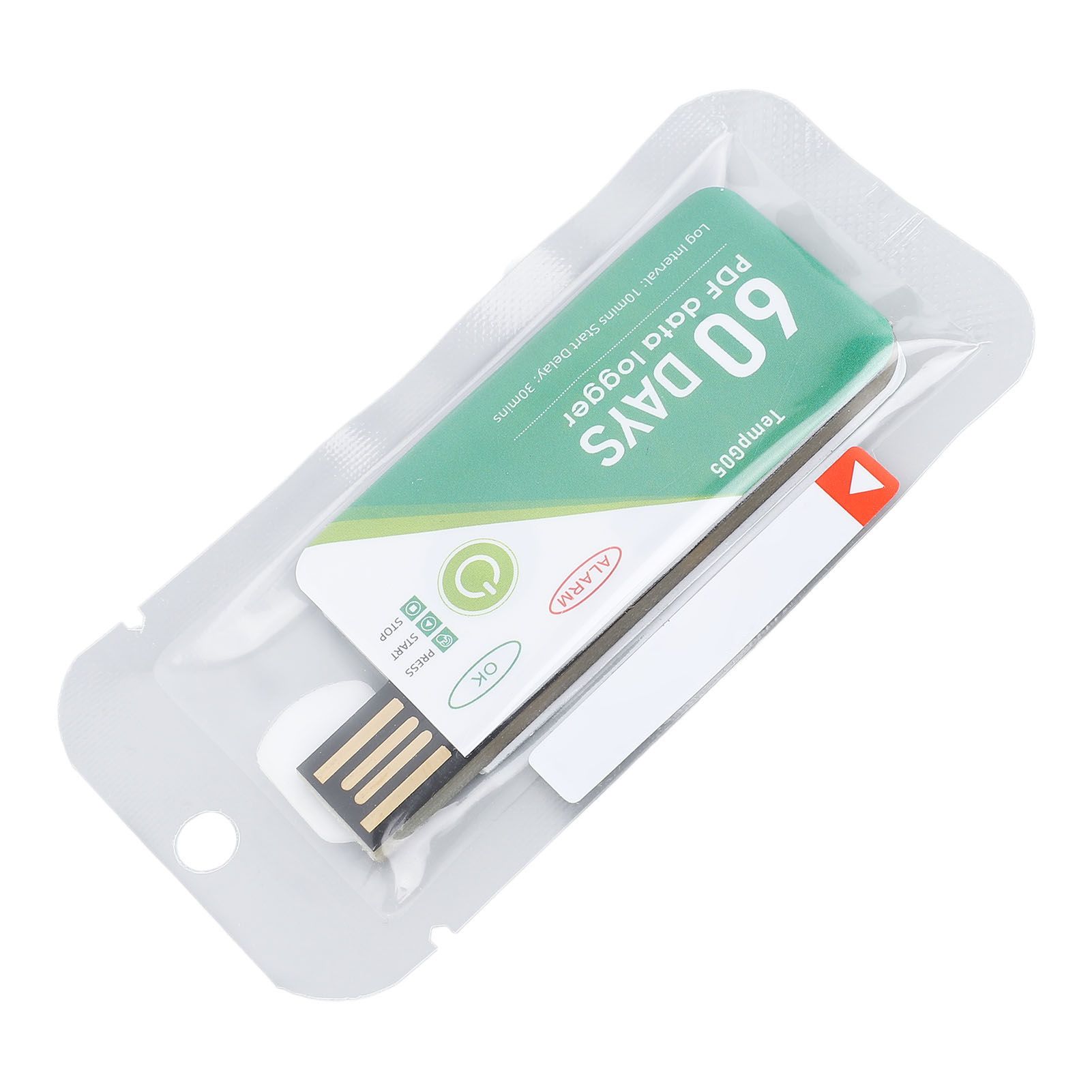 60 Days USB Temperature Data Logger Recorder IP67 Water Resistant Disposable view 5
