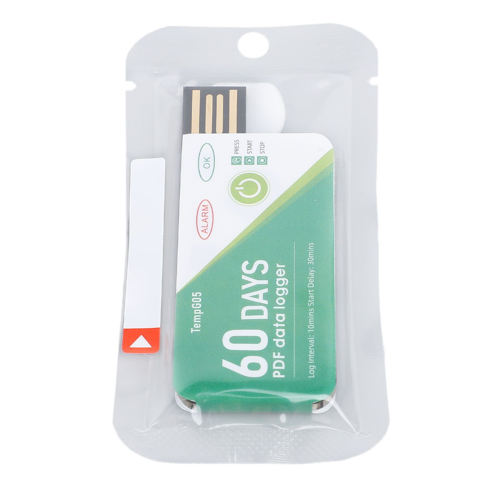 60 Days USB Temperature Data Logger Recorder IP67 Water Resistant Disposable view 7