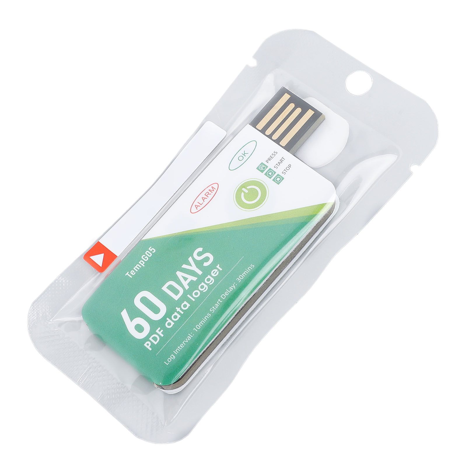 60 Days USB Temperature Data Logger Recorder IP67 Water Resistant Disposable view 9
