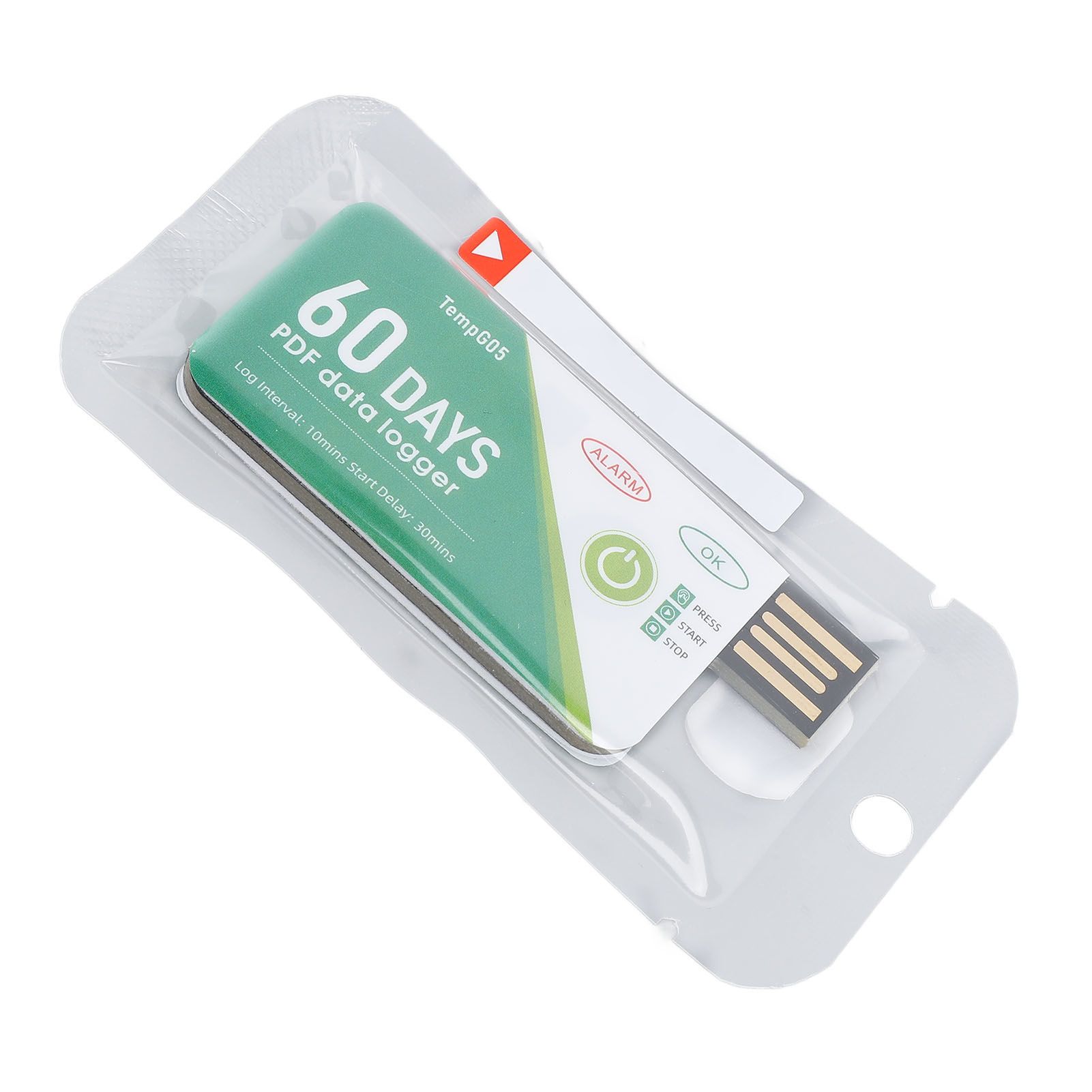 60 Days USB Temperature Data Logger Recorder IP67 Water Resistant Disposable view 10
