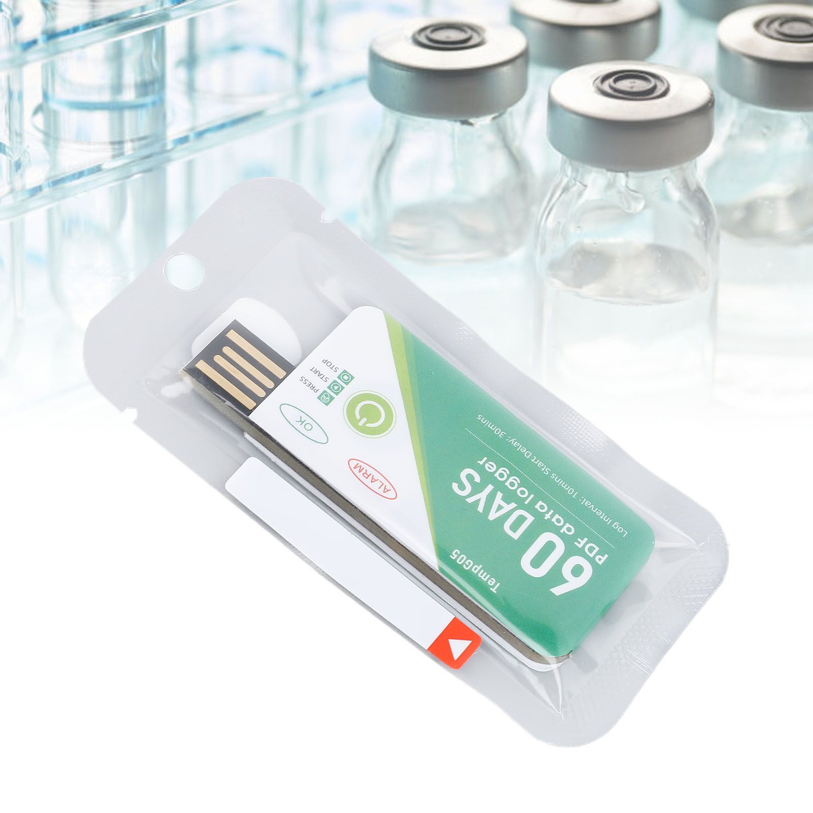 60 Days USB Temperature Data Logger Recorder IP67 Water Resistant Disposable view 11