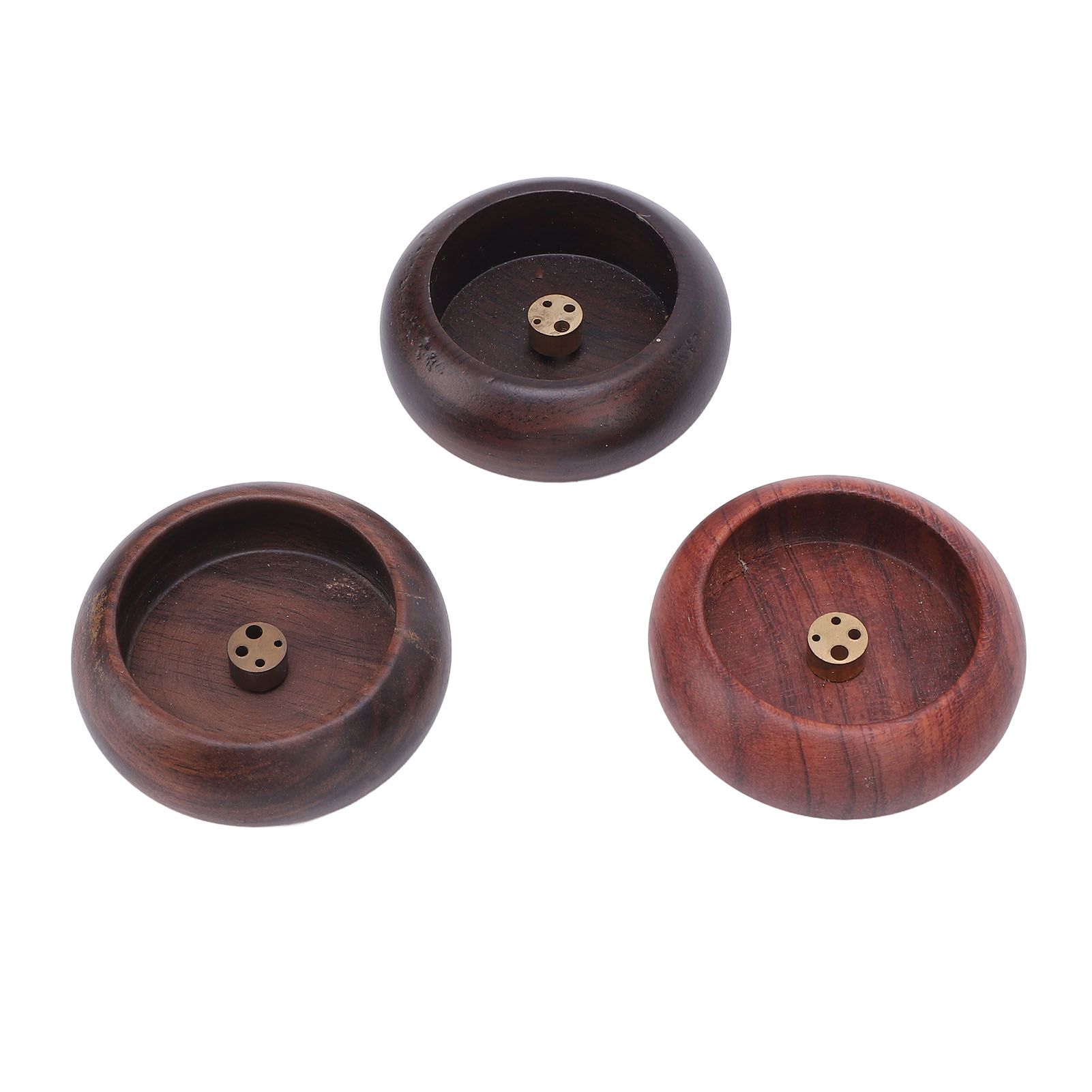 3pcs Incense Holder Walnut Rosewood Ebony Solid Wood Vintage Incense Stick view 6