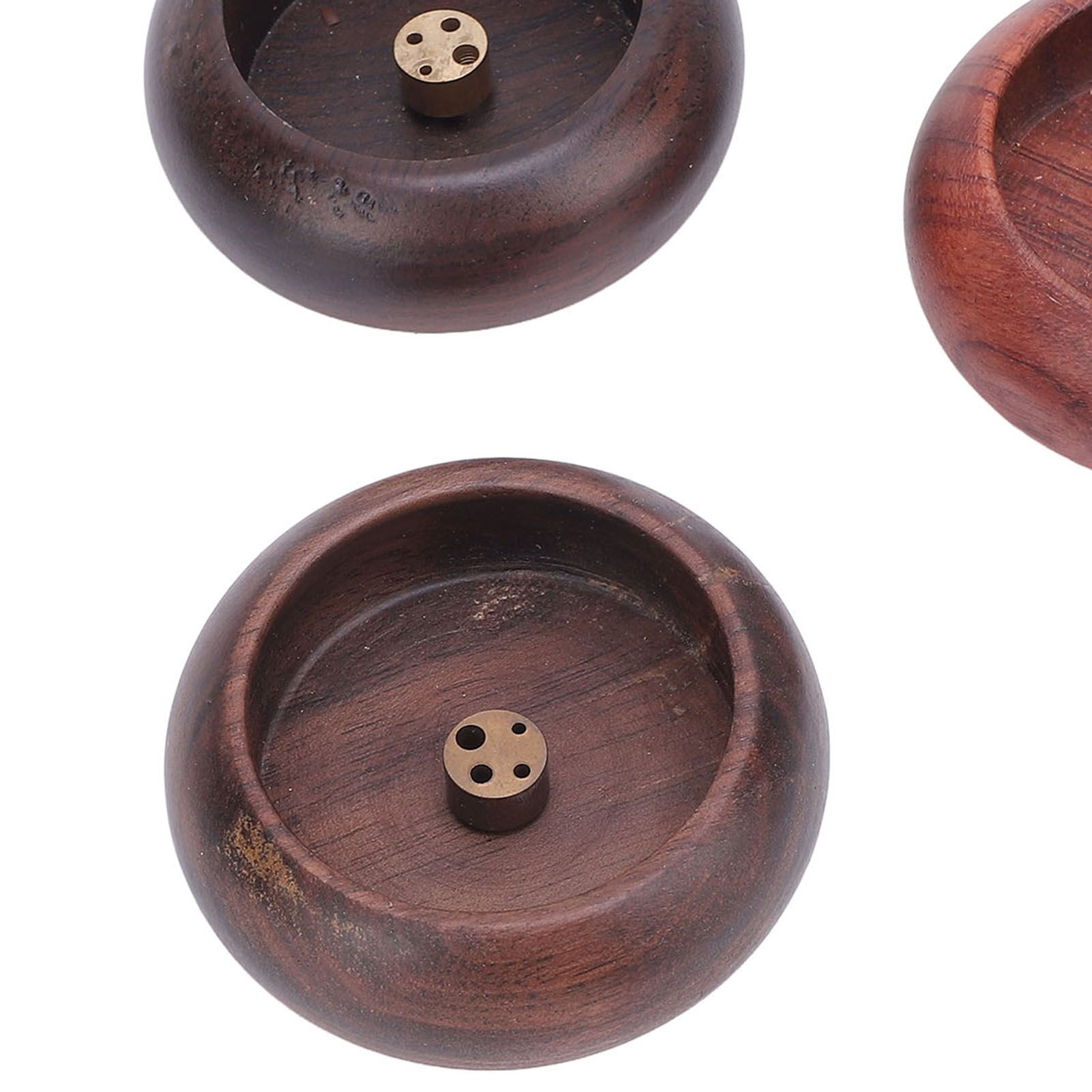 3pcs Incense Holder Walnut Rosewood Ebony Solid Wood Vintage Incense Stick view 7