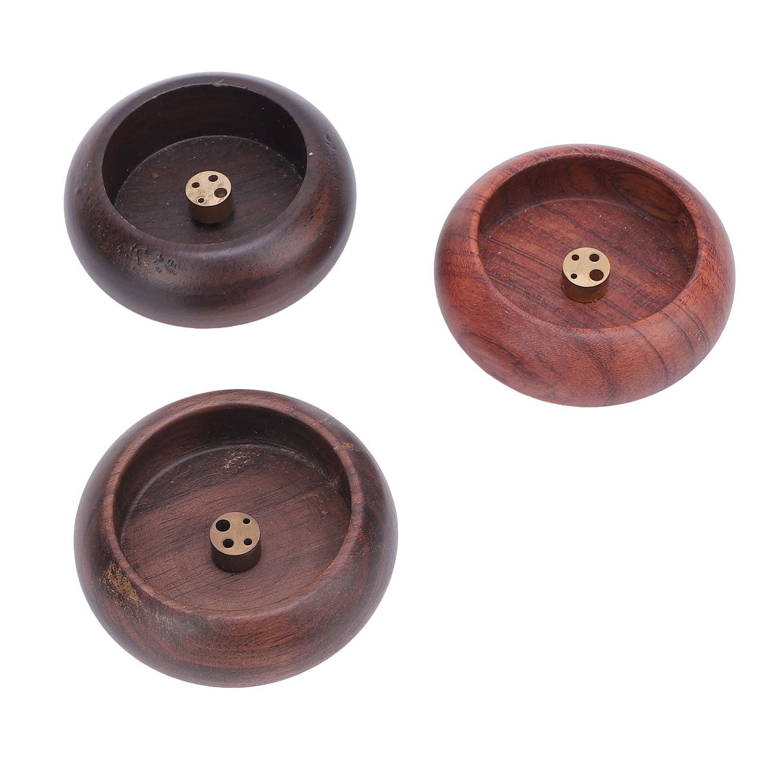 3pcs Incense Holder Walnut Rosewood Ebony Solid Wood Vintage Incense Stick view 8