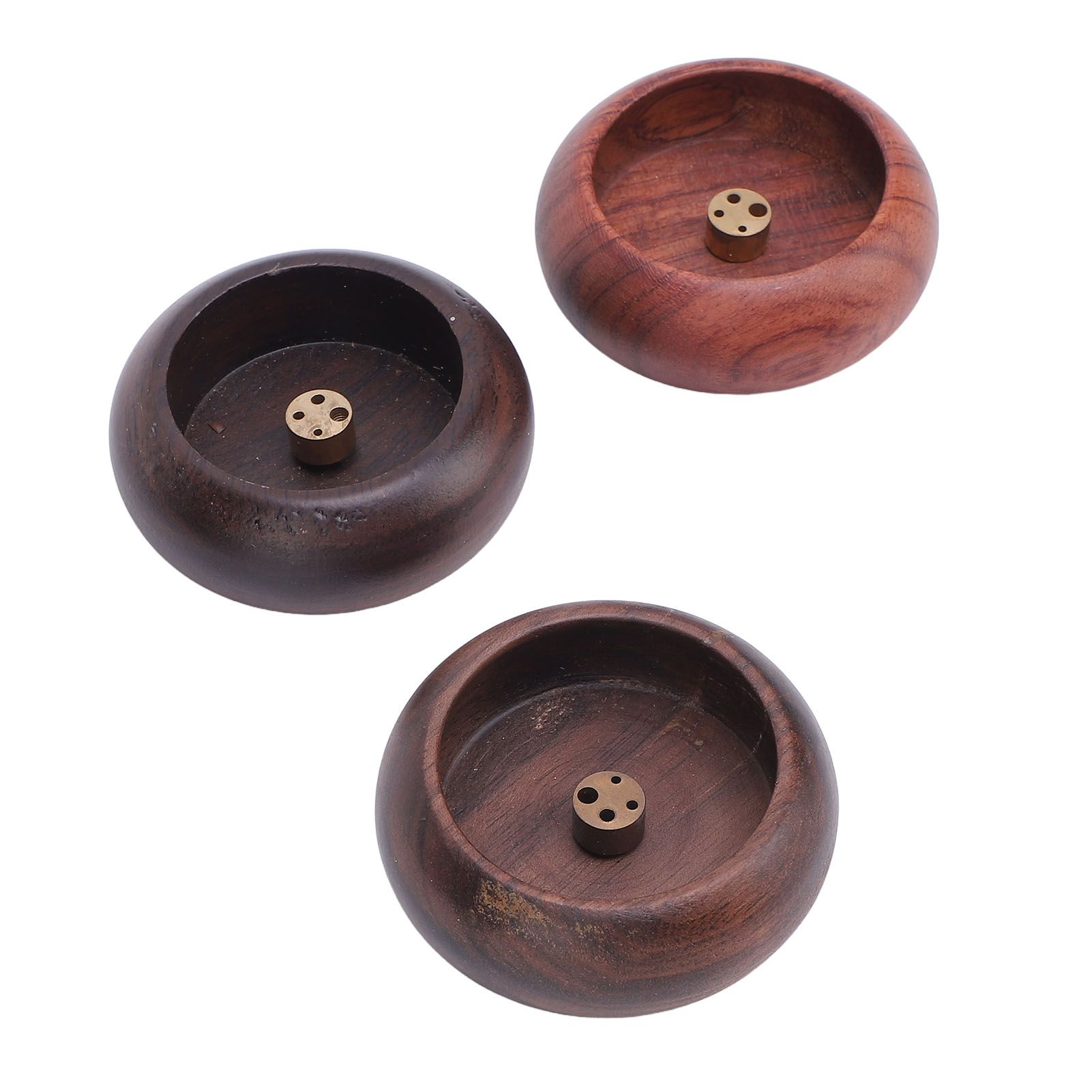 3pcs Incense Holder Walnut Rosewood Ebony Solid Wood Vintage Incense Stick view 9