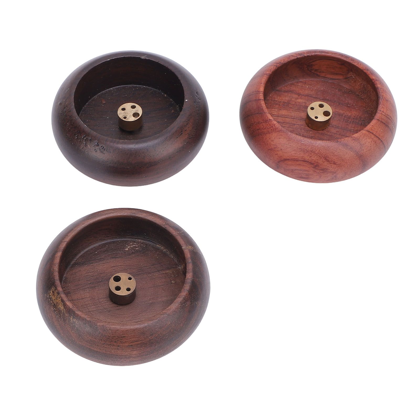 3pcs Incense Holder Walnut Rosewood Ebony Solid Wood Vintage Incense Stick view 10