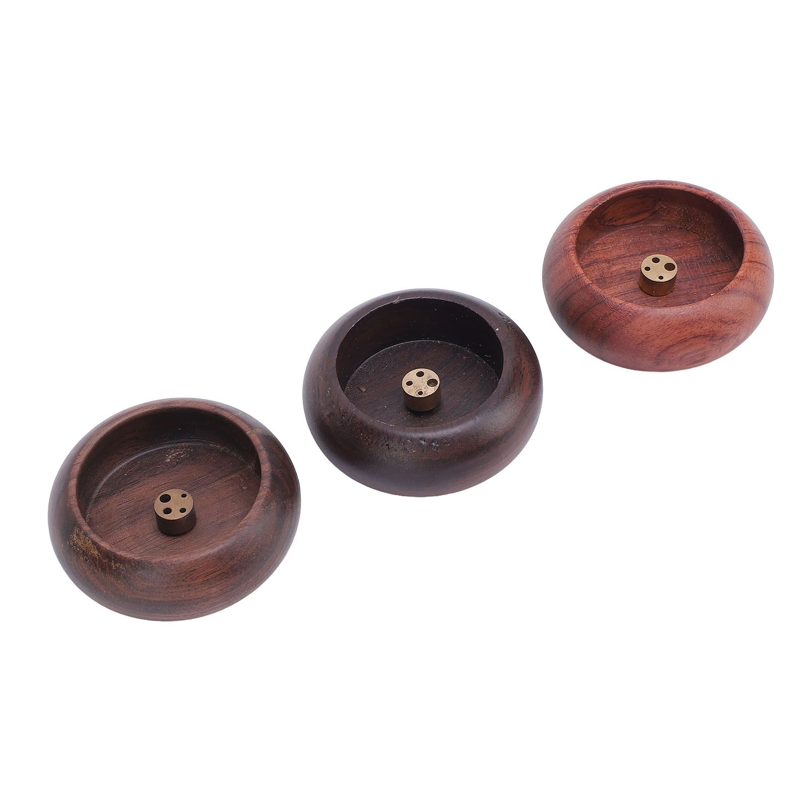 3pcs Incense Holder Walnut Rosewood Ebony Solid Wood Vintage Incense Stick view 11